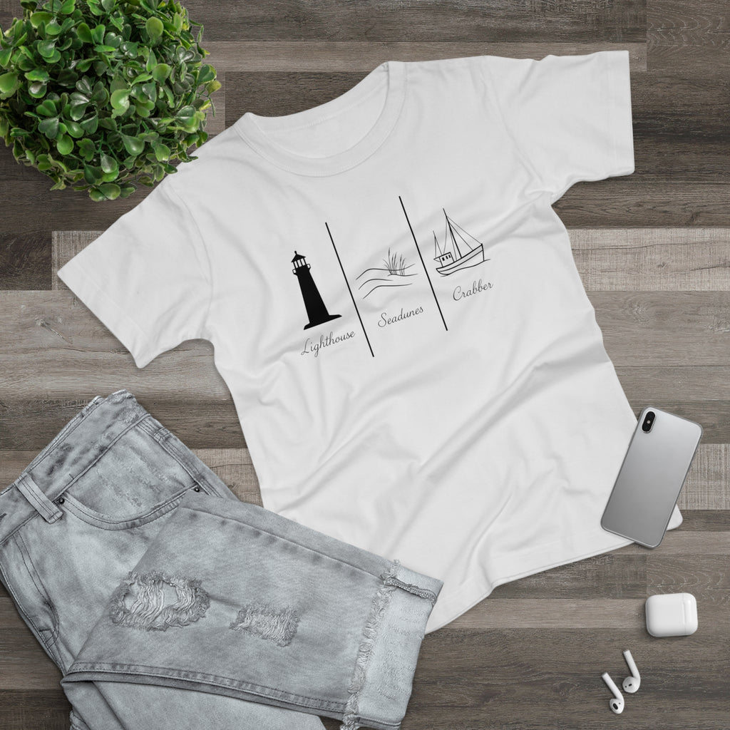 Nordsee, Ostsee - Reicht mir schon! Frontprint, Womens' T-Shirt