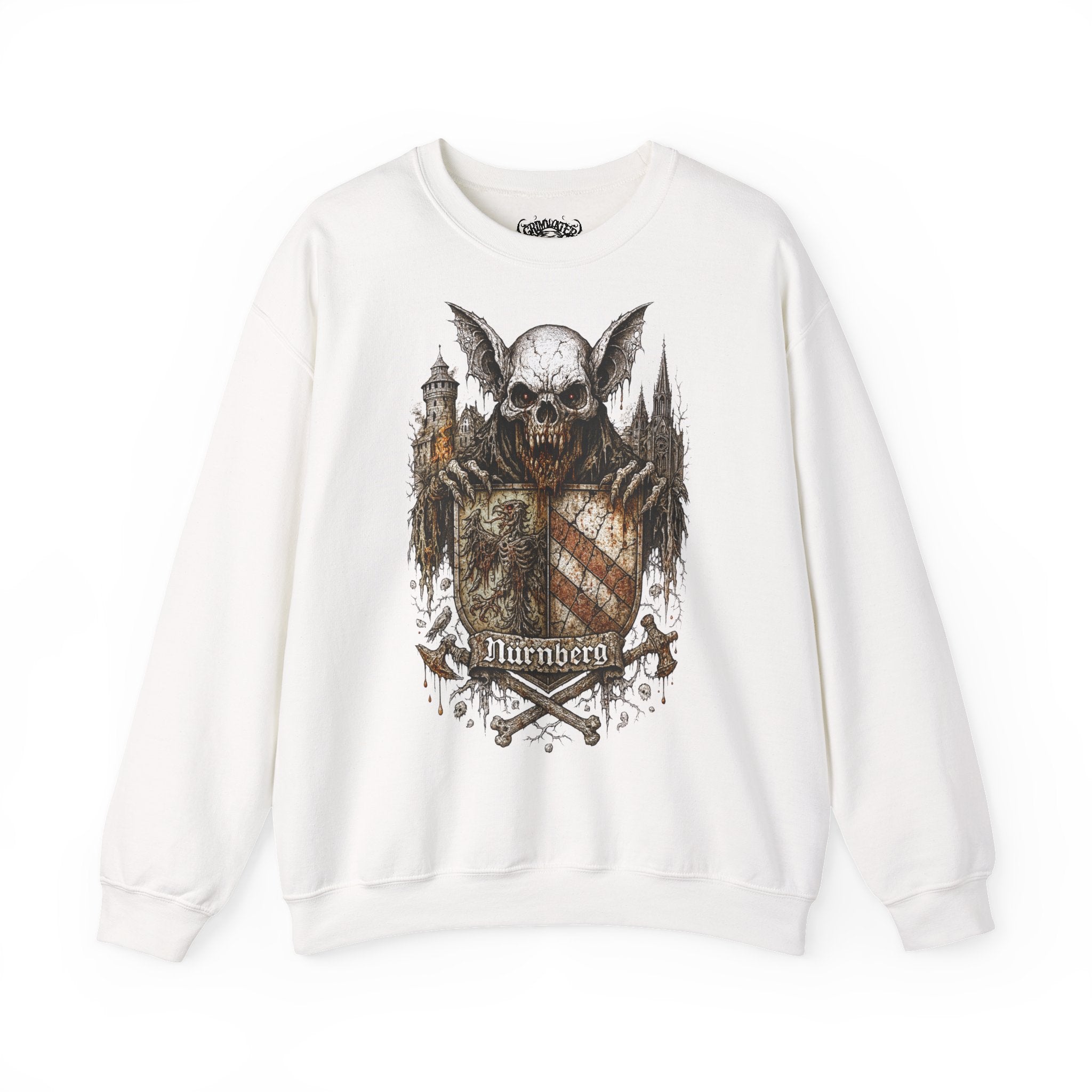 Nürnberg: Frontprint, Unisex Sweatshirt **Grimwater-Edition**