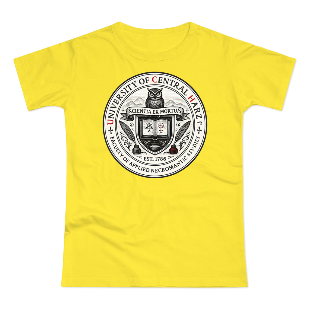 University of Central Hartz: Frontprint, Womens' T-Shirt **Grimwater-Edition**