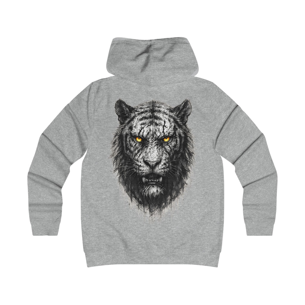 Tiger: Backprint, Womens' Hoodie, Animal-Collection