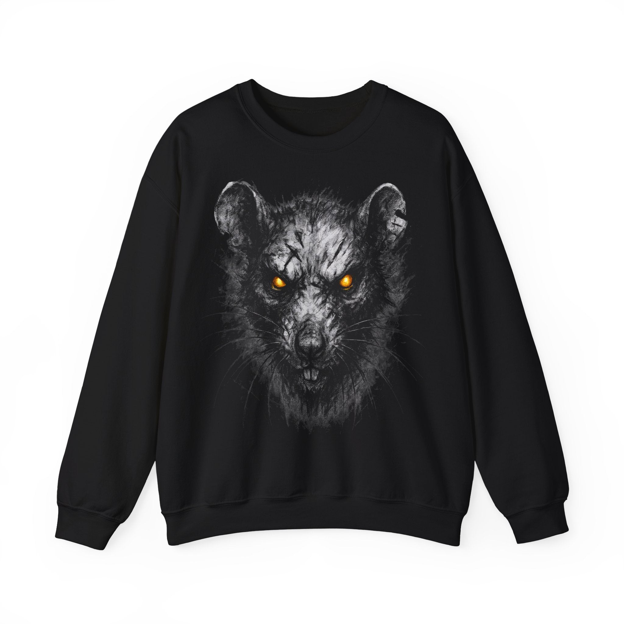 Ratte: Animals-Collection, Frontprint, Unisex Sweatshirt, Rat - Street King