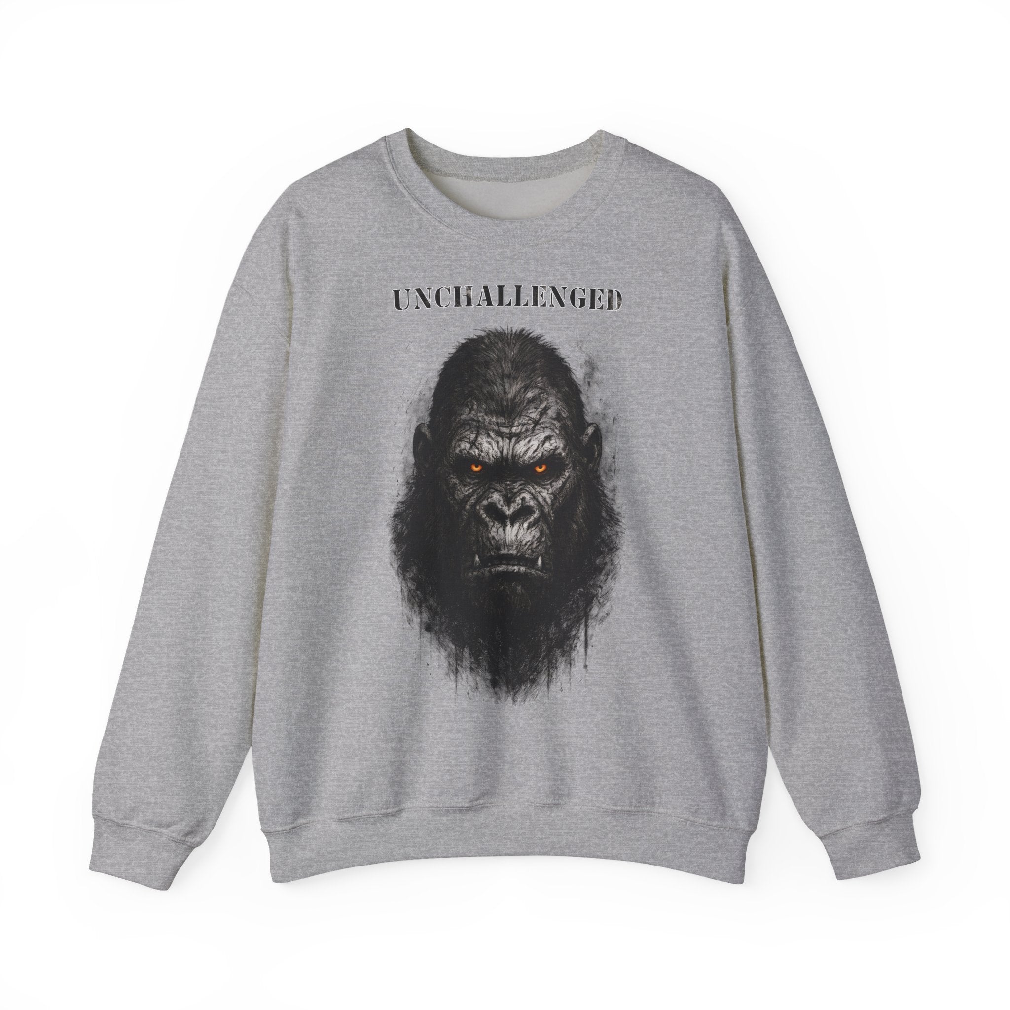 Gorilla - Unchallenged: Animals-Collection, Frontprint, Unisex Sweatshirt