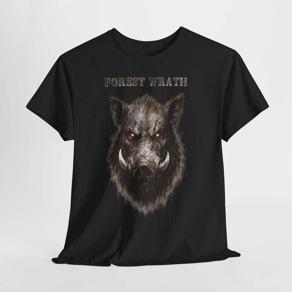 Keiler - Forest Wrath: Frontprint, Unisex T-Shirt - Animal-Collection