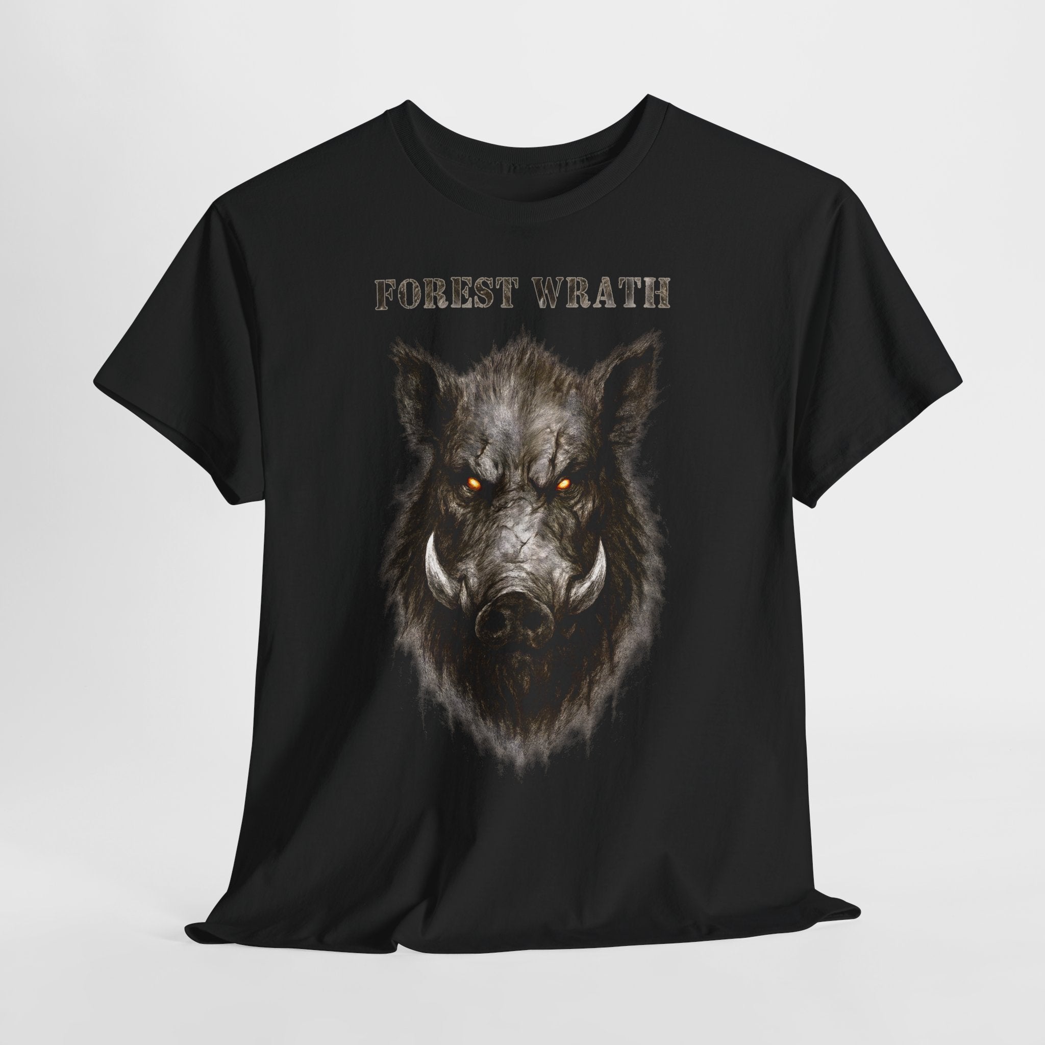 Keiler - Forest Wrath: Frontprint, Unisex T-Shirt - Animal-Collection