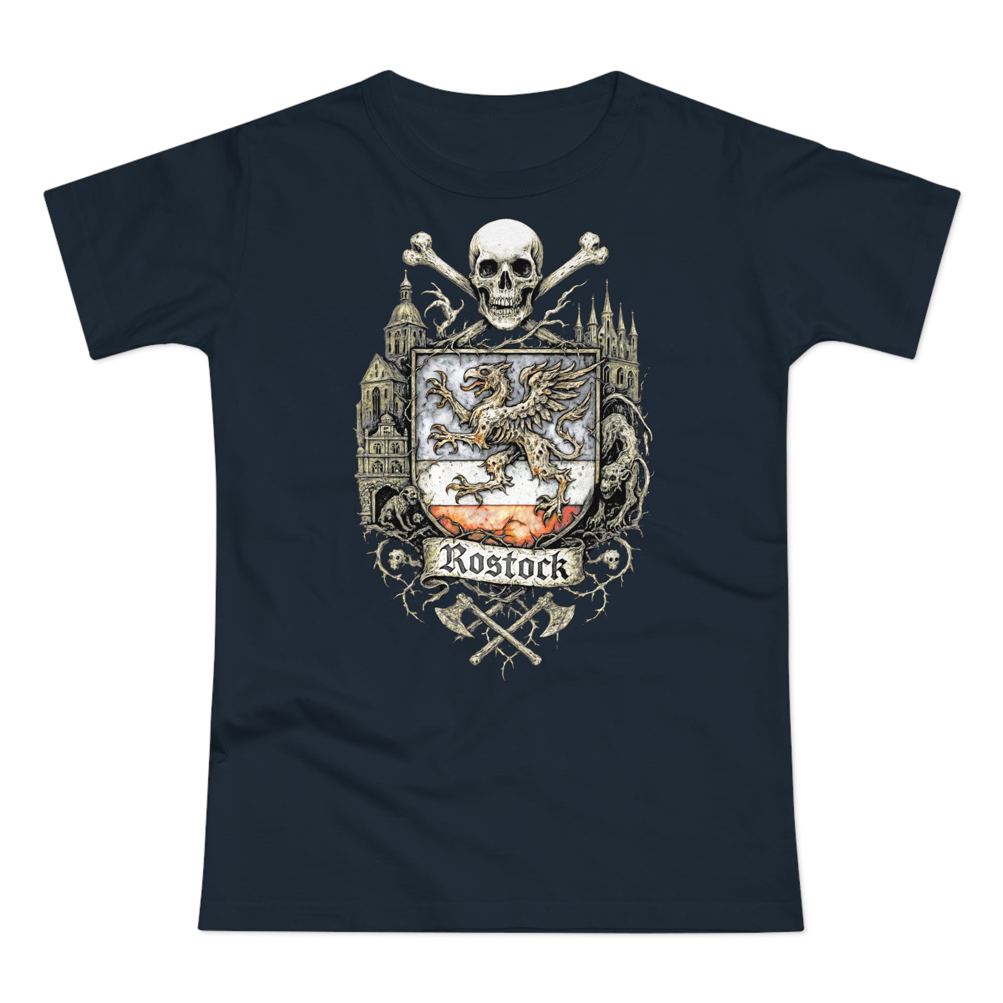 Rostock: Frontprint, Womens' T-Shirt **Grimwater-Edition**