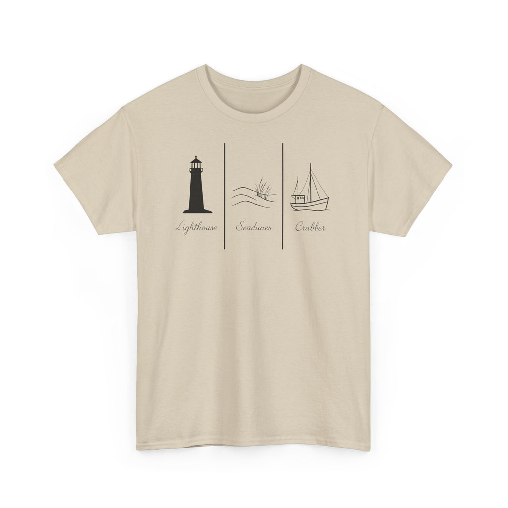 Nordsee, Ostsee - Reicht mir schon! Frontprint, Unisex T-Shirt