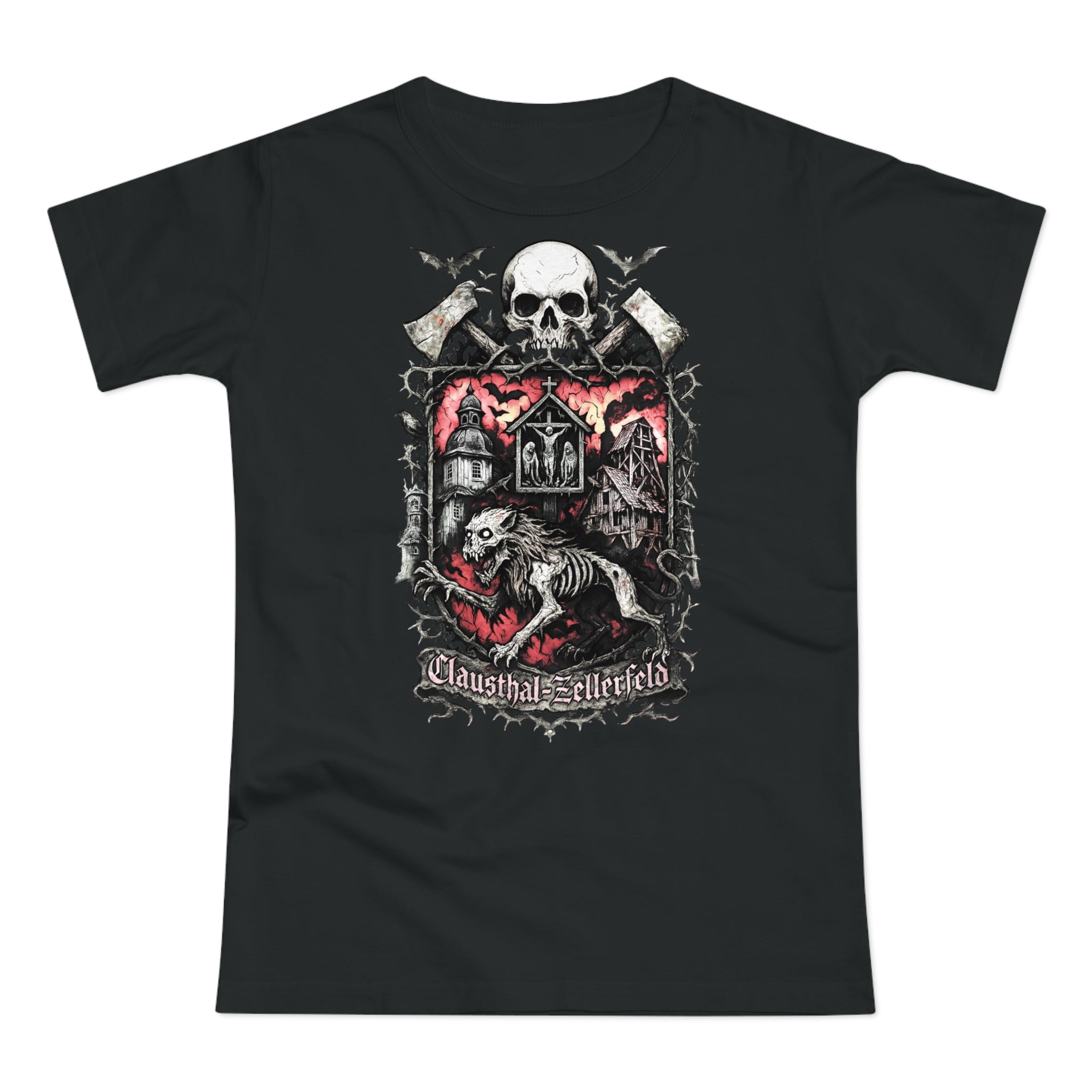 Clausthal-Zellerfeld: Frontprint, Womens' T-Shirt **Grimwater-Edition**