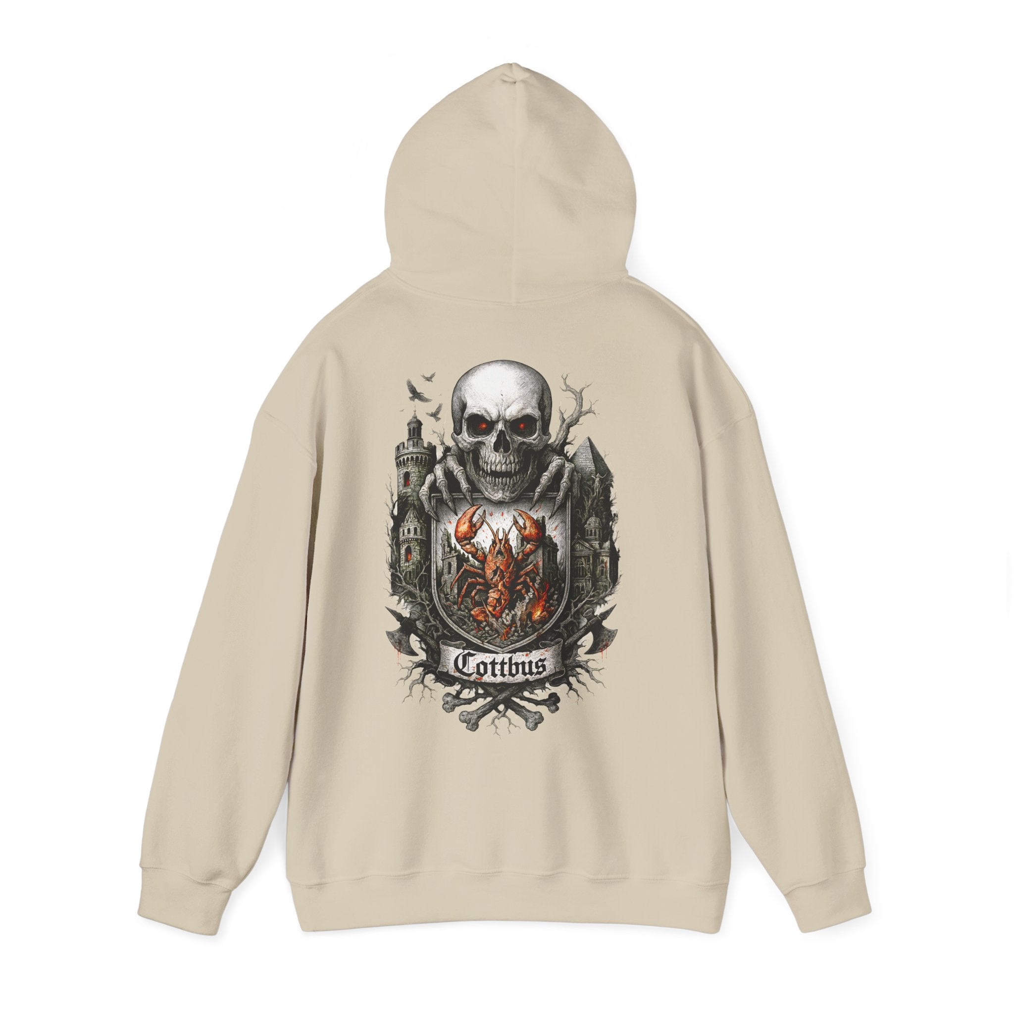 Cottbus: Front-/Backprint, Unisex Hoodie **Grimwater-Edition**