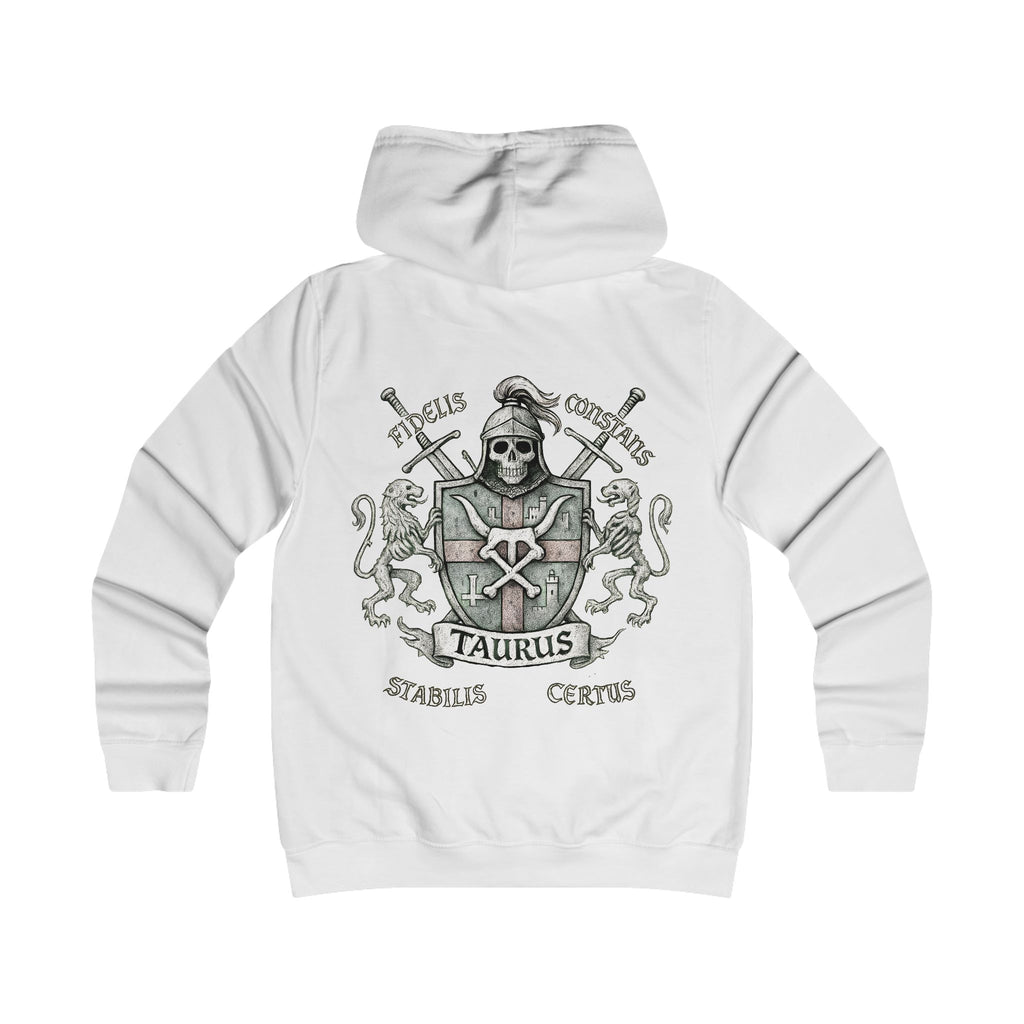 Stier - Backprint, Womens' Hoodie -  **Grimwater Edition** Sternzeichen Astrologie (Taurus)