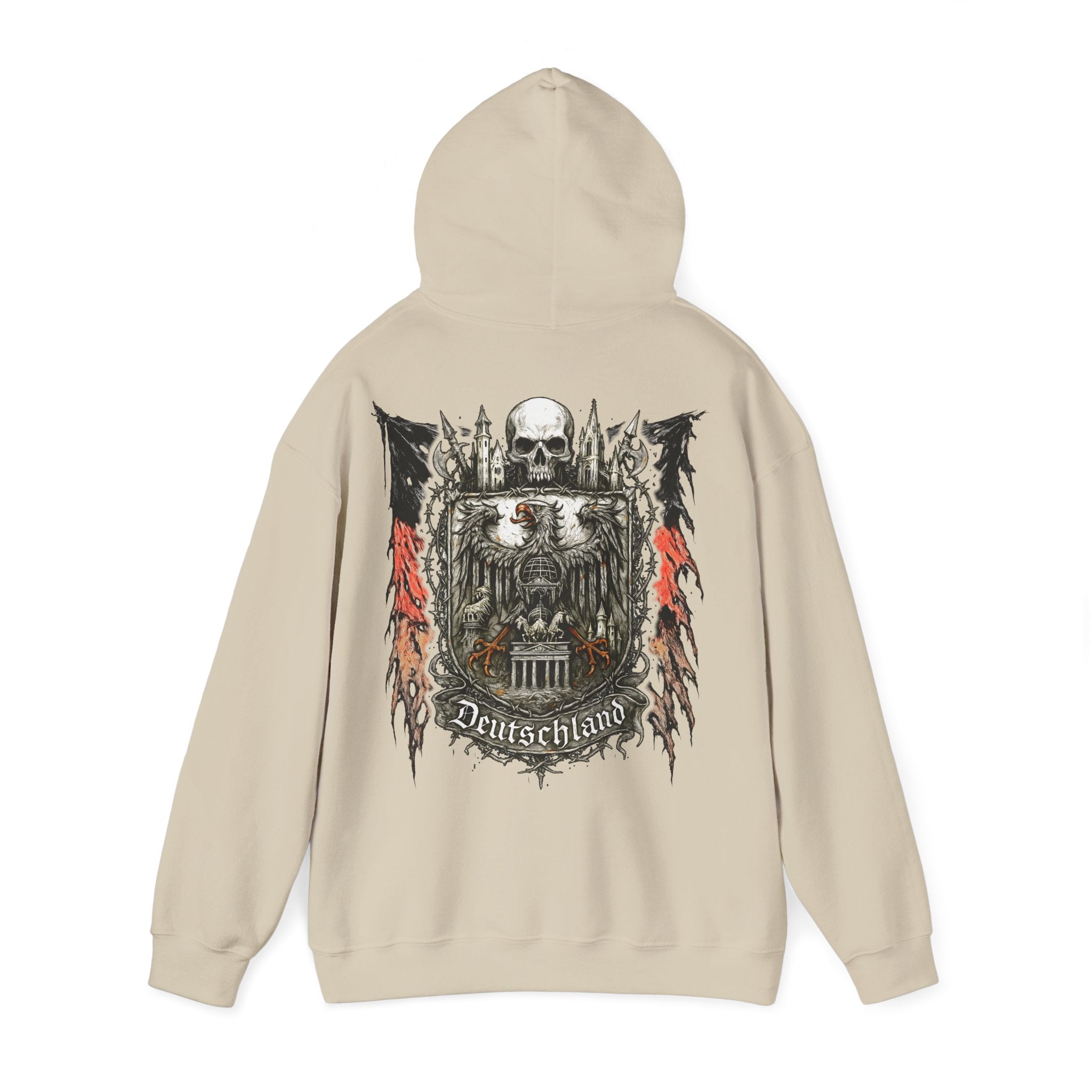 Deutschland: Front-/Backprint Unisex Hoodie **Grimwater-Edition** (Germany)