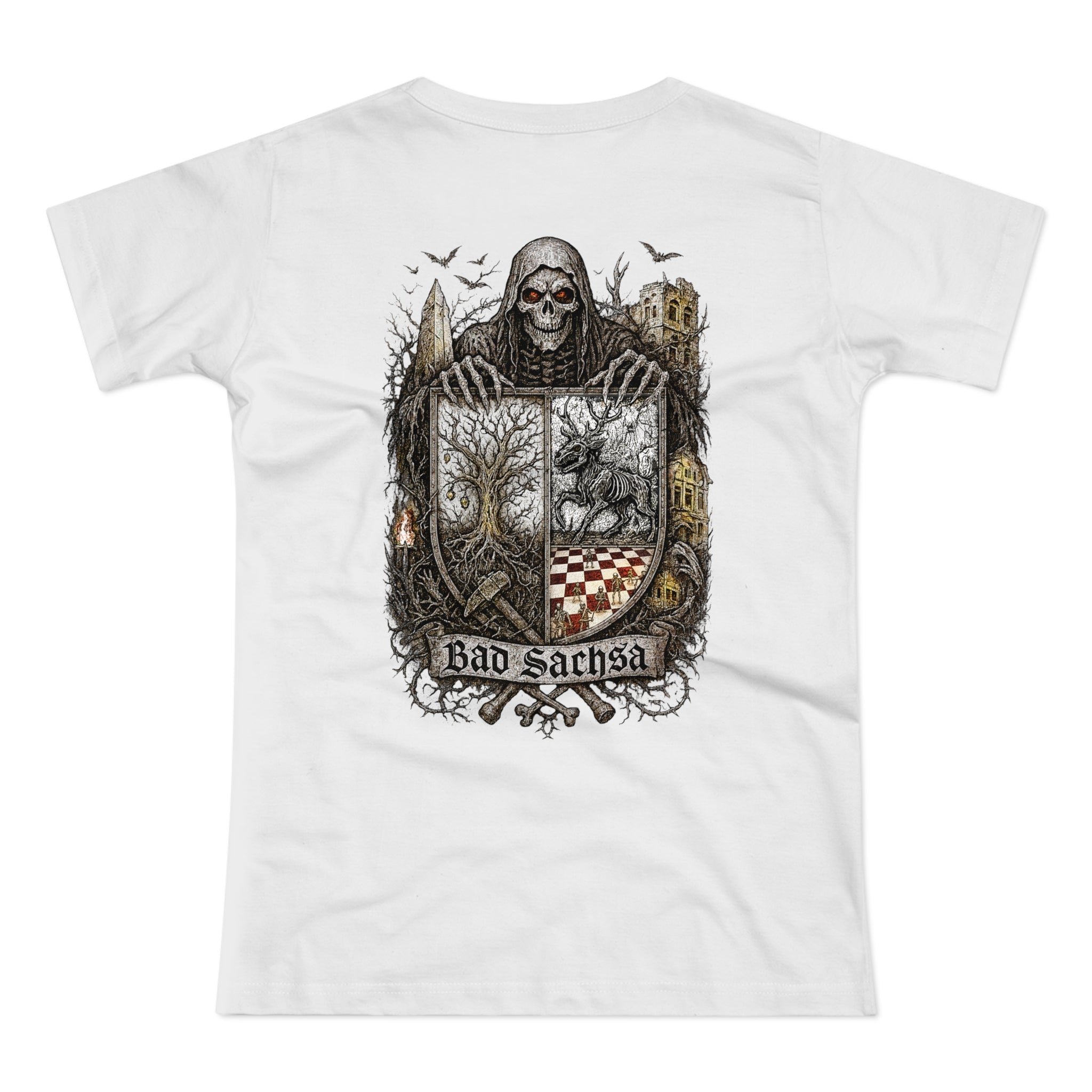 Bad Sachsa: Front-/Backprint, Womens' T-Shirt **Grimwater-Edition**