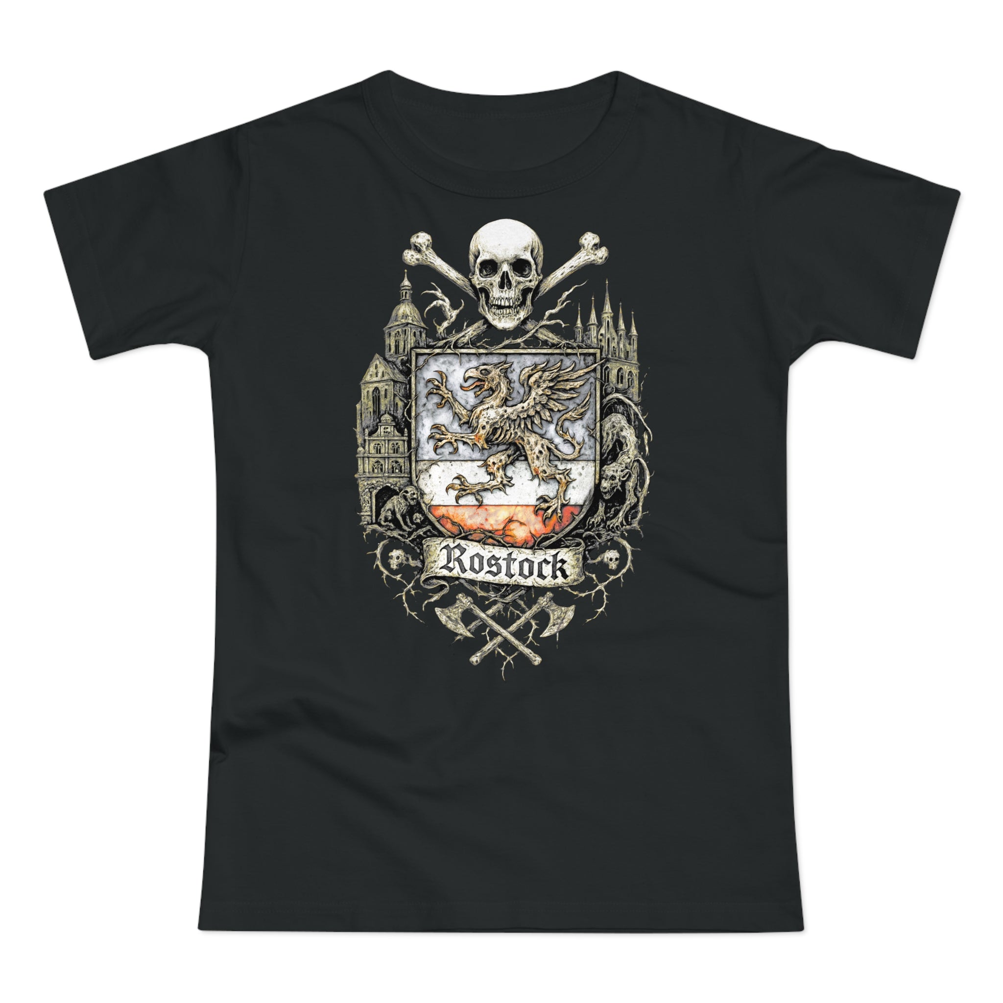 Rostock: Frontprint, Womens' T-Shirt **Grimwater-Edition**