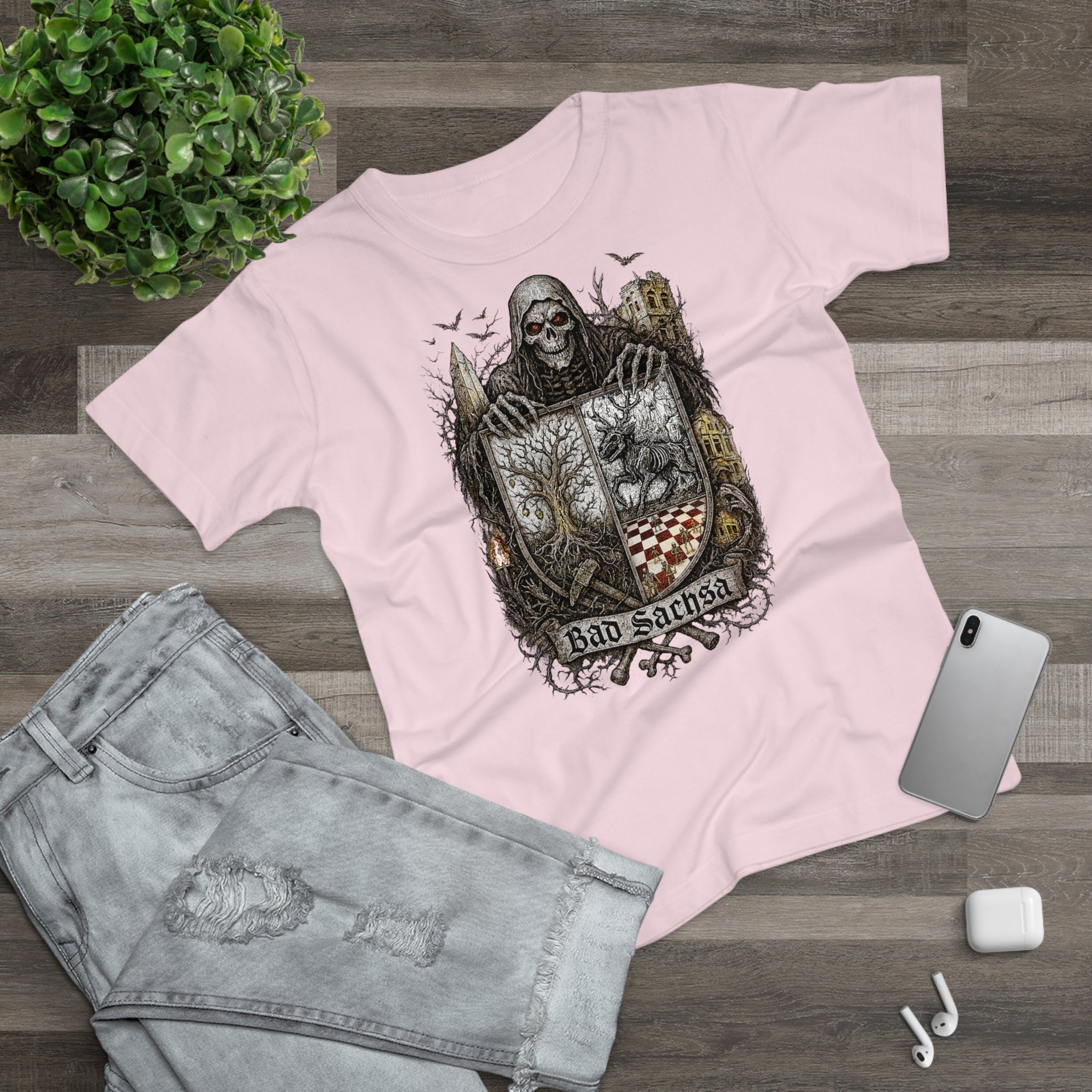 Bad Sachsa: Frontprint, Womens' T-Shirt **Grimwater-Edition**