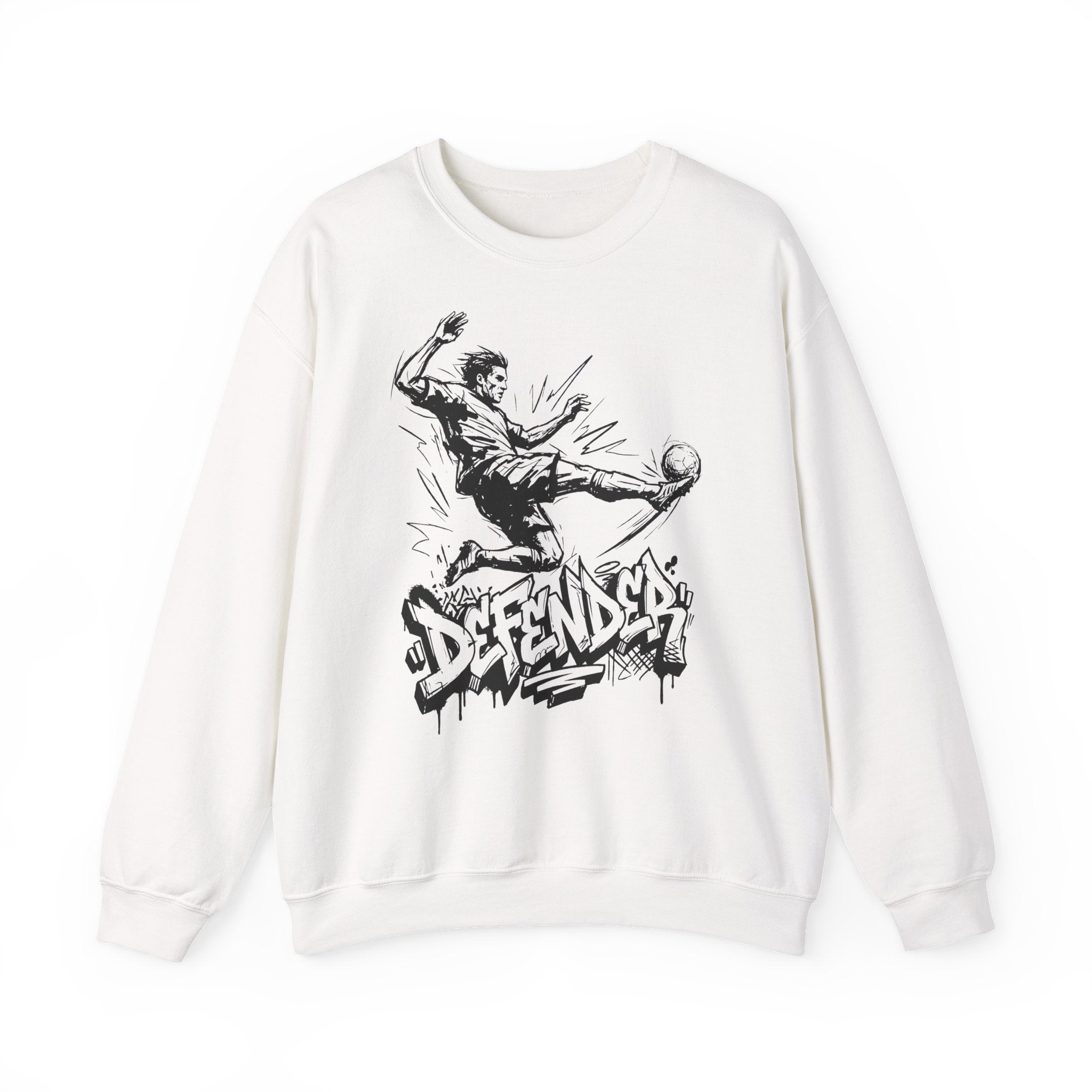 Soccer Defender 08: Frontprint, Unisex Sweatshirt