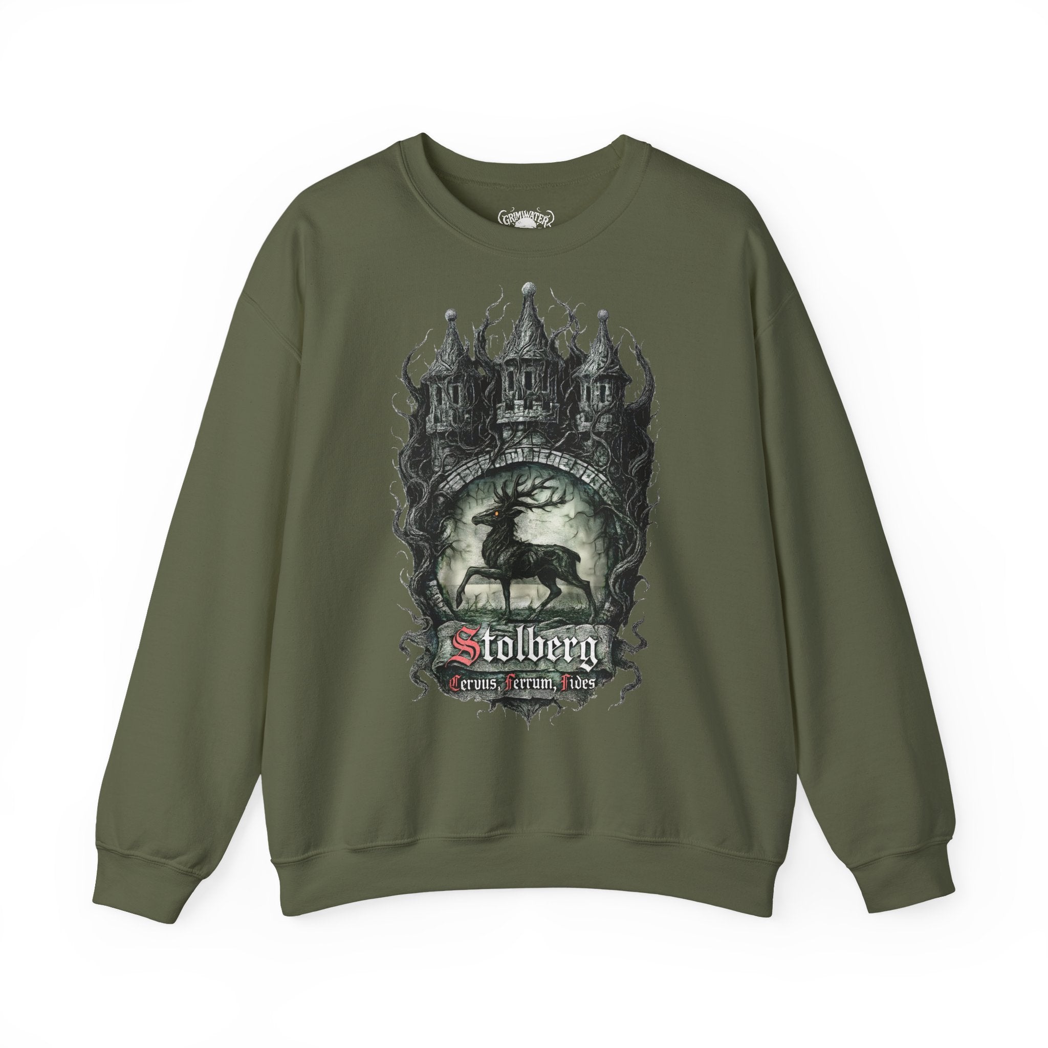 Stolberg: Harz-Collection, Frontprint, Unisex Sweatshirt **Grimwater-Edition**