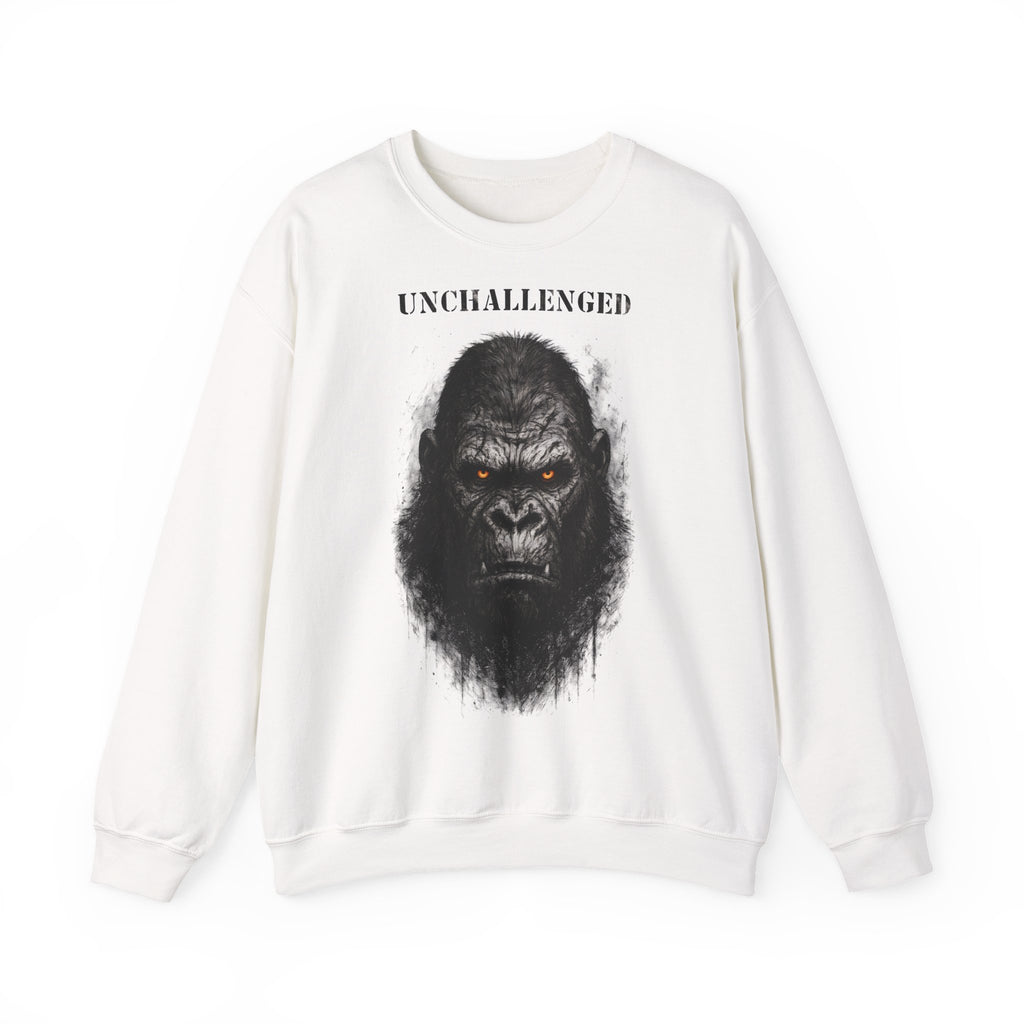 Gorilla - Unchallenged: Animals-Collection, Frontprint, Unisex Sweatshirt
