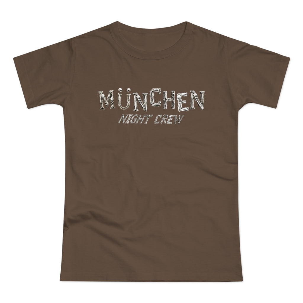 München Night Crew: Front-/Backprint, Womens' T-Shirt **Grimwater-Edition**