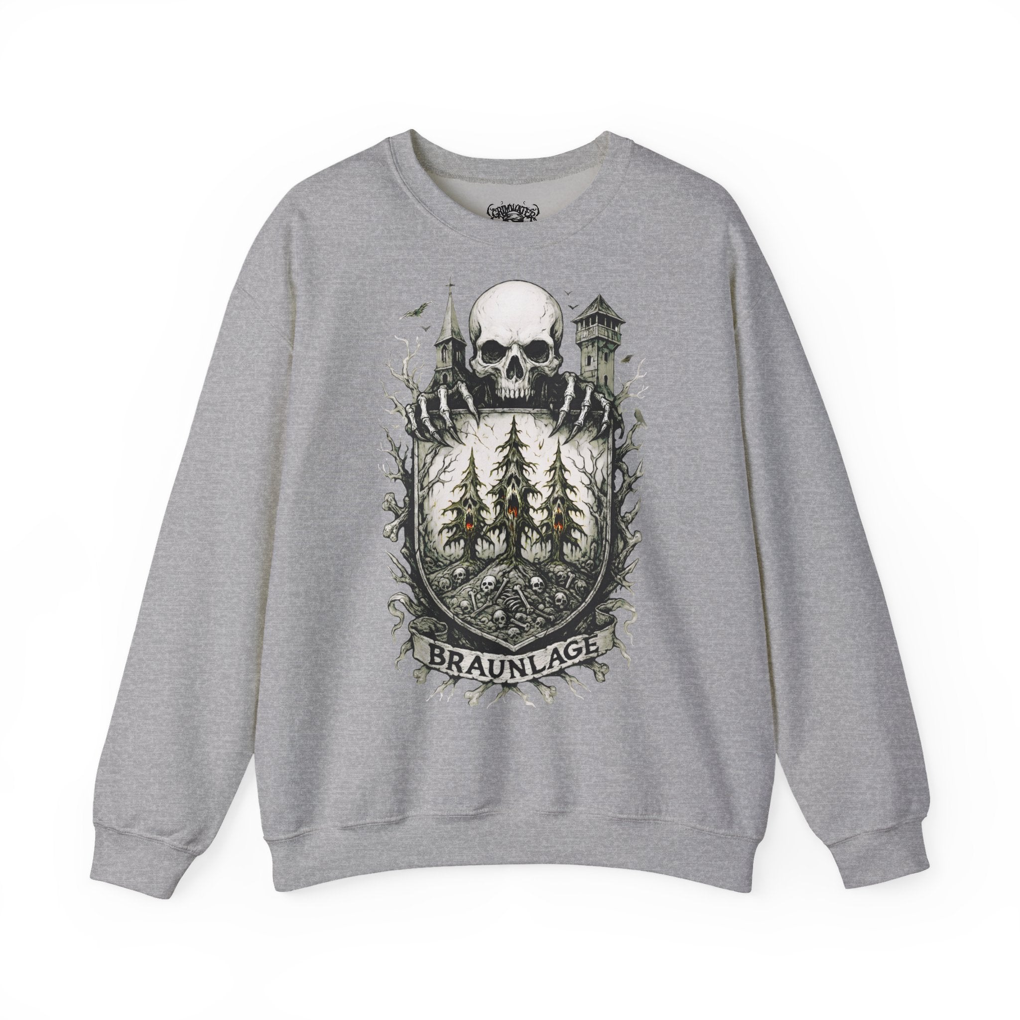 Braunlage: Harz-Collection, Frontprint, Unisex Sweatshirt **Grimwater-Edition**