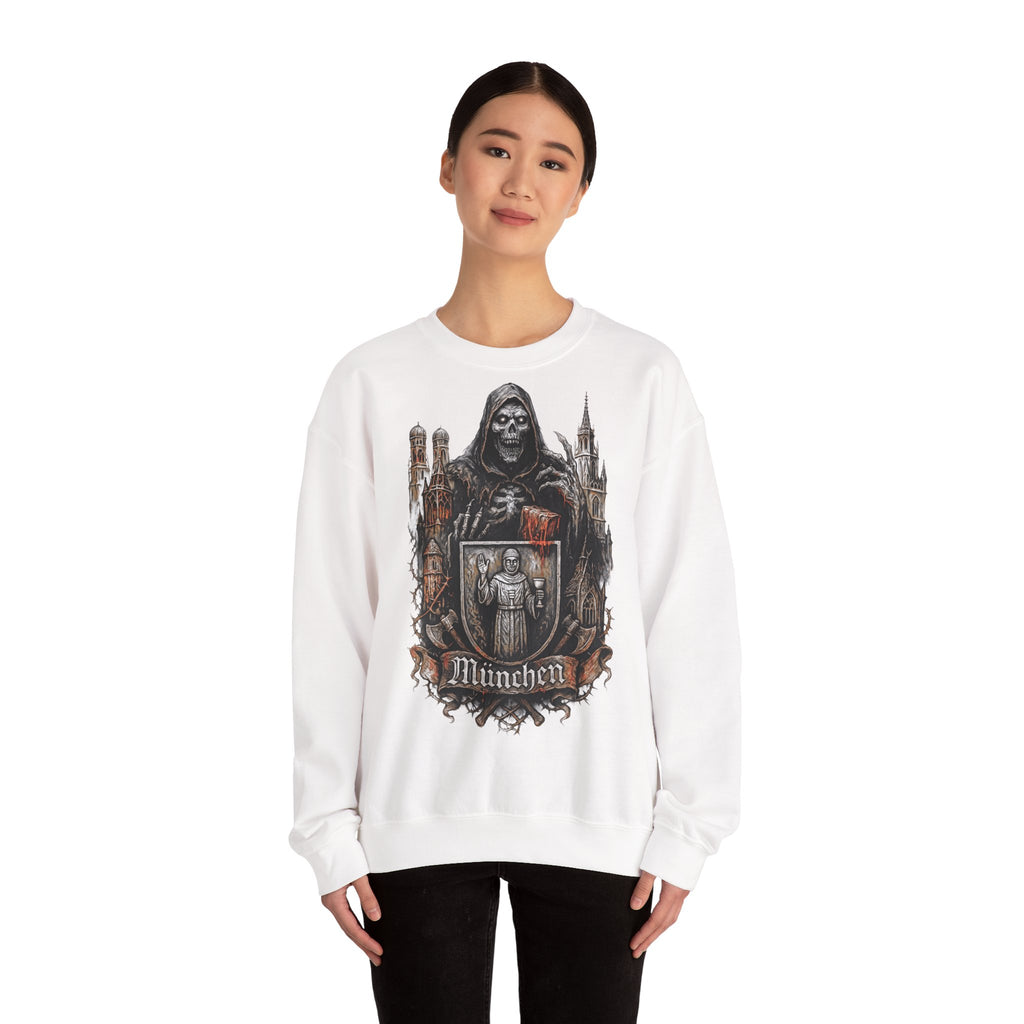 München: Frontprint, Unisex Sweatshirt **Grimwater-Edition** Munich