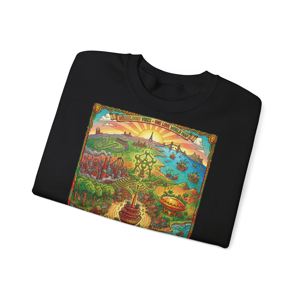 Düsseldorf Reggae Edition: Frontprint, Unisex Sweatshirt