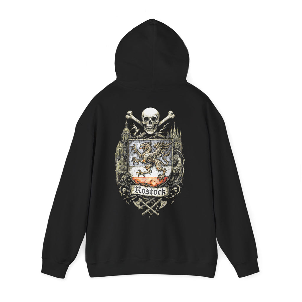 Rostock: Front-/Backprint, Unisex Hoodie **Grimwater-Edition**