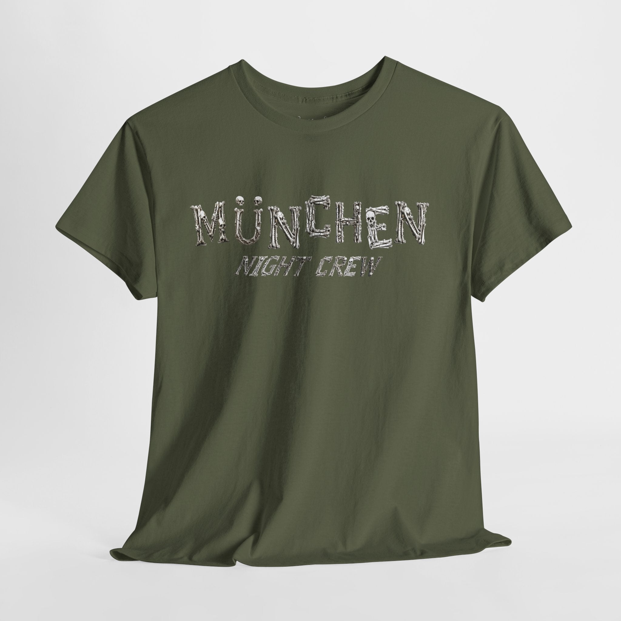 München Night Crew: Front-/Backprint, Unisex T-Shirt **Grimwater-Edition**