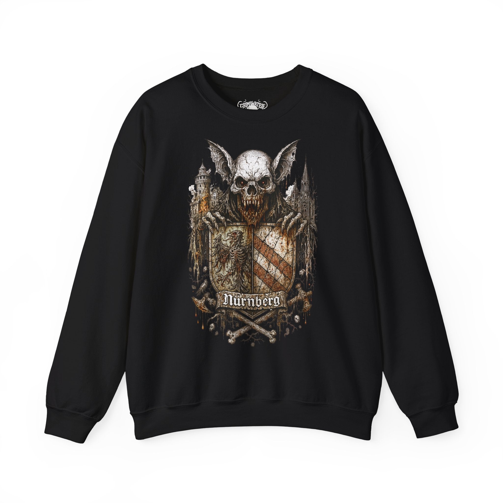 Nürnberg: Frontprint, Unisex Sweatshirt **Grimwater-Edition**