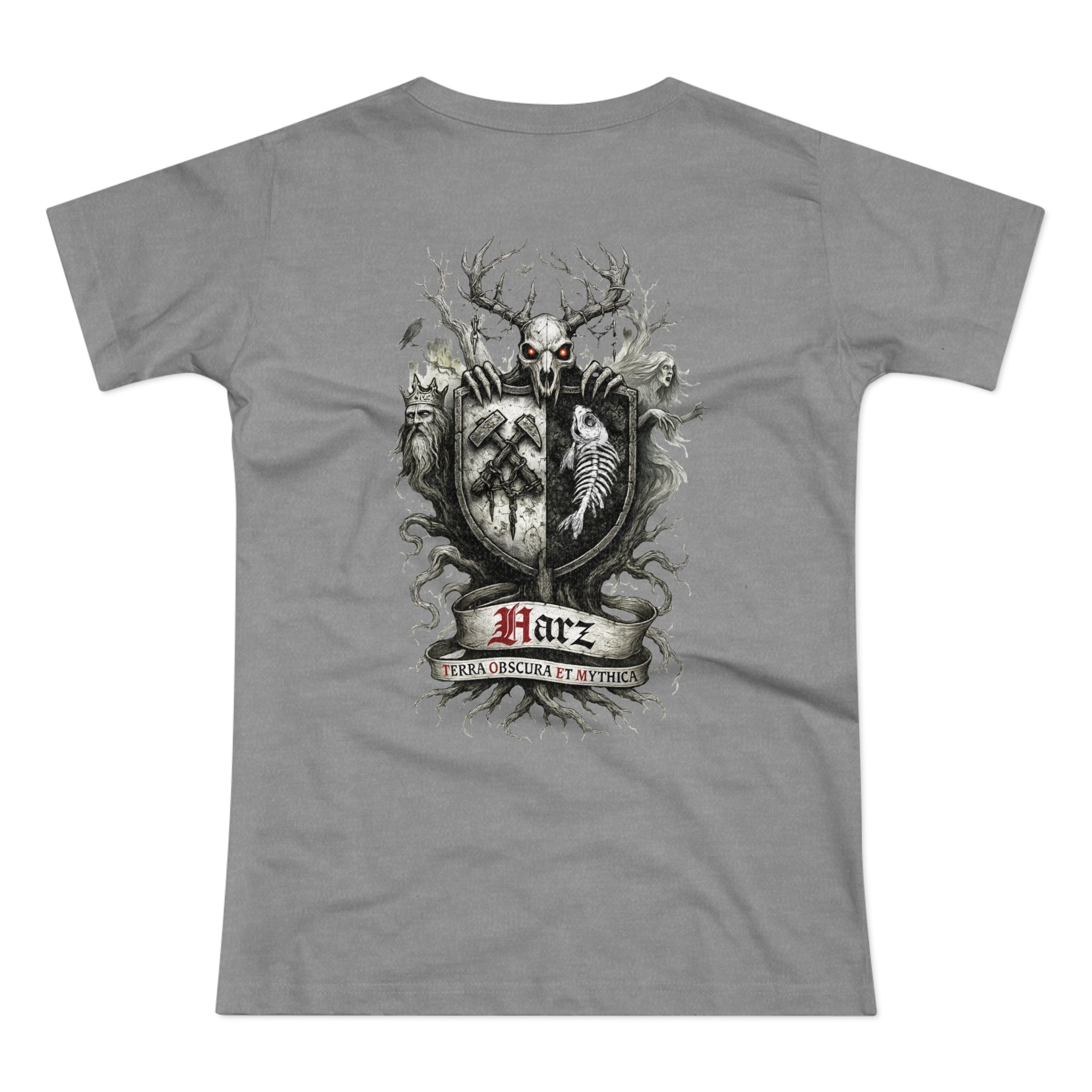Harz: Front-/Backprint, Womens' T-Shirt **Grimwater-Edition** Gesamtharz