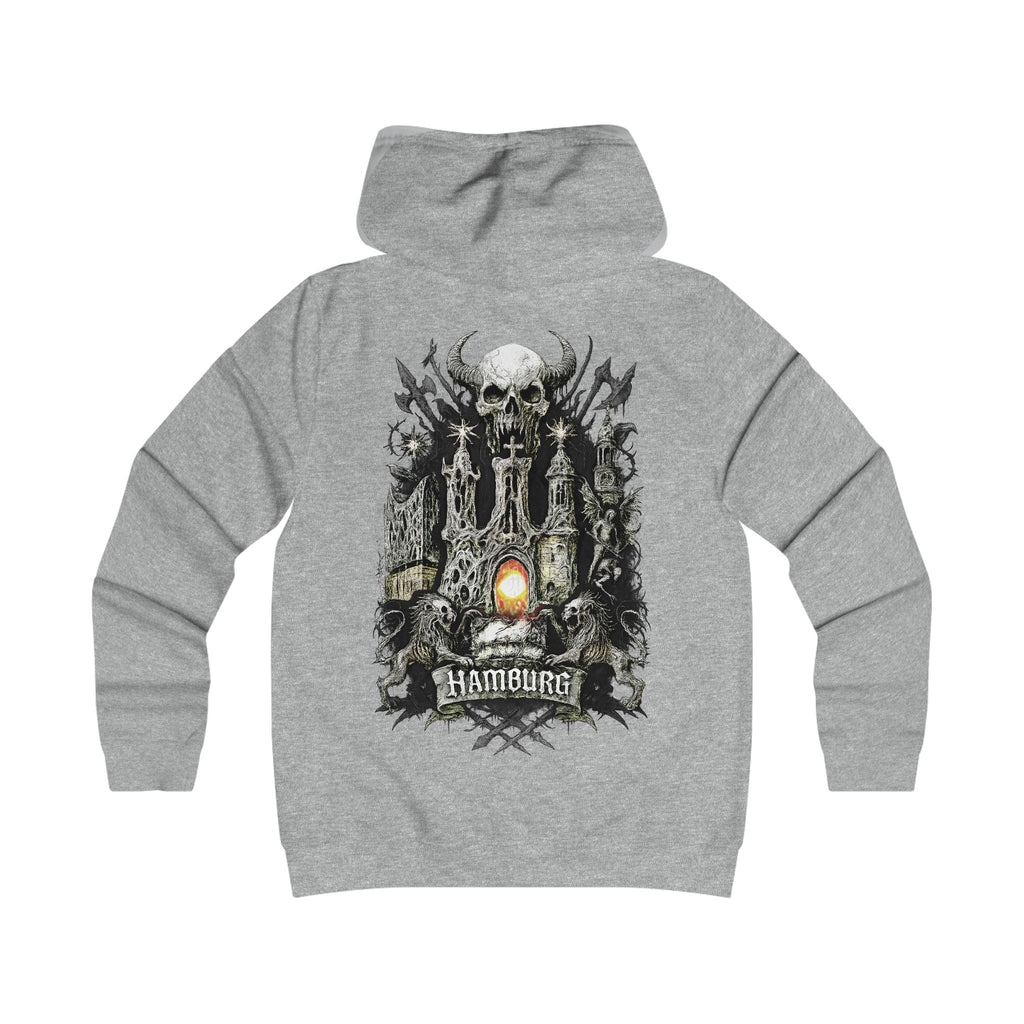 Hamburg "Night Crew" - Front-/Backprint Womens' Hoodie: **Grimwater-Edition**