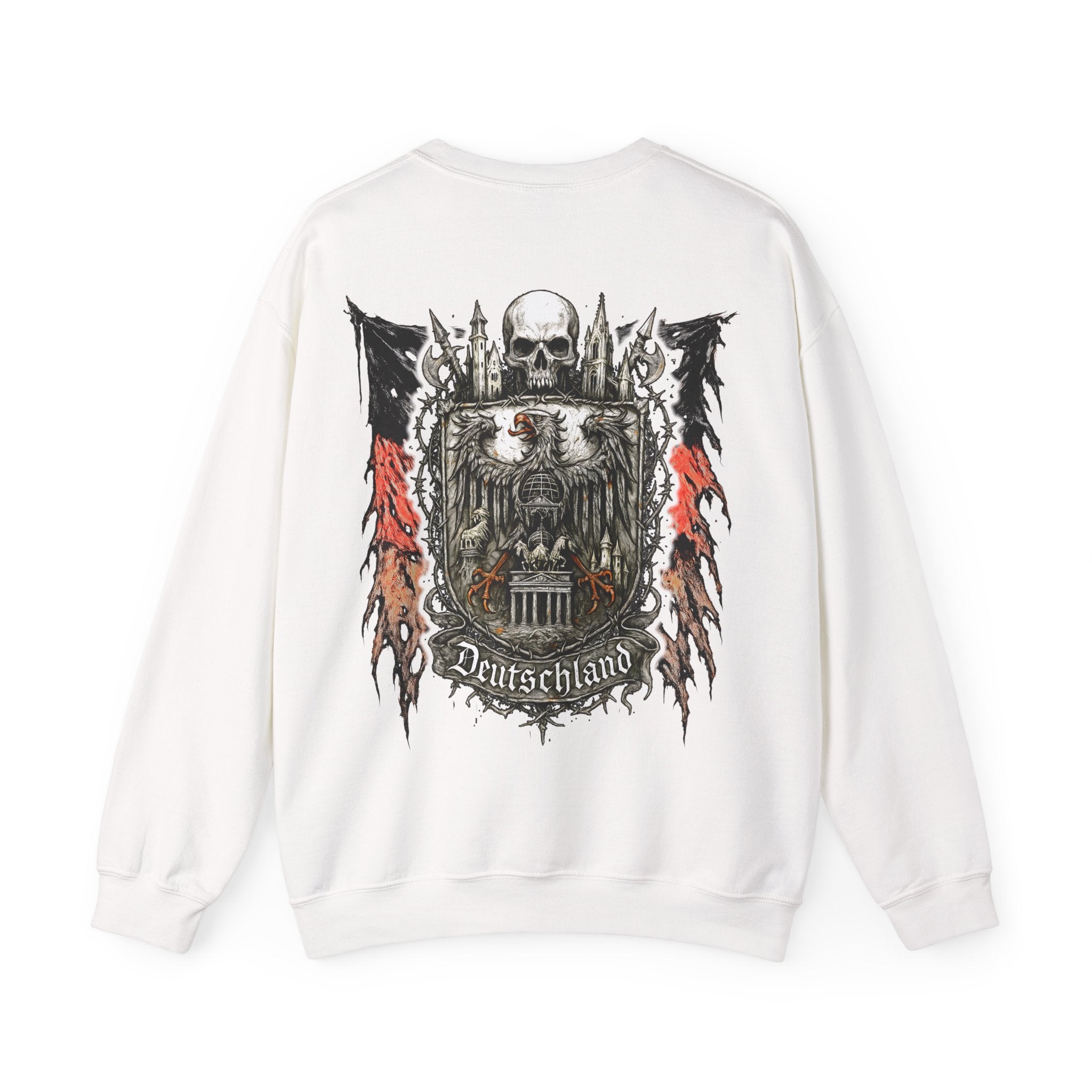 Deutschland: Front-/Backprint, Unisex Sweatshirt **Grimwater-Edition** (Germany)