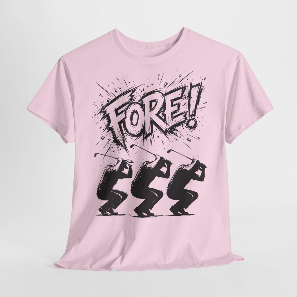 Golf - FORE! : Frontprint, Unisex T-Shirt