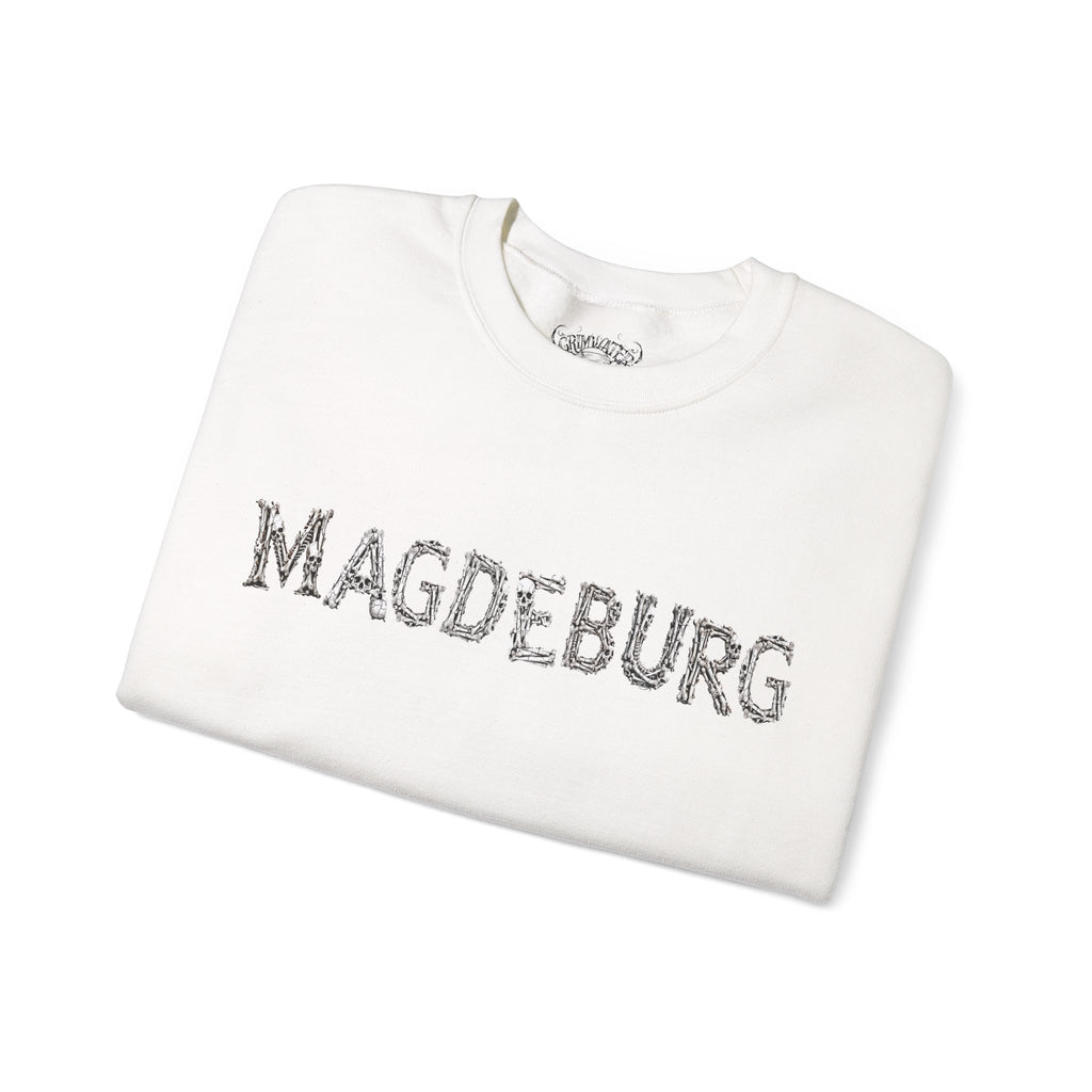 Magdeburg: Front-/Backprint, Unisex Sweatshirt **Grimwater-Edition**