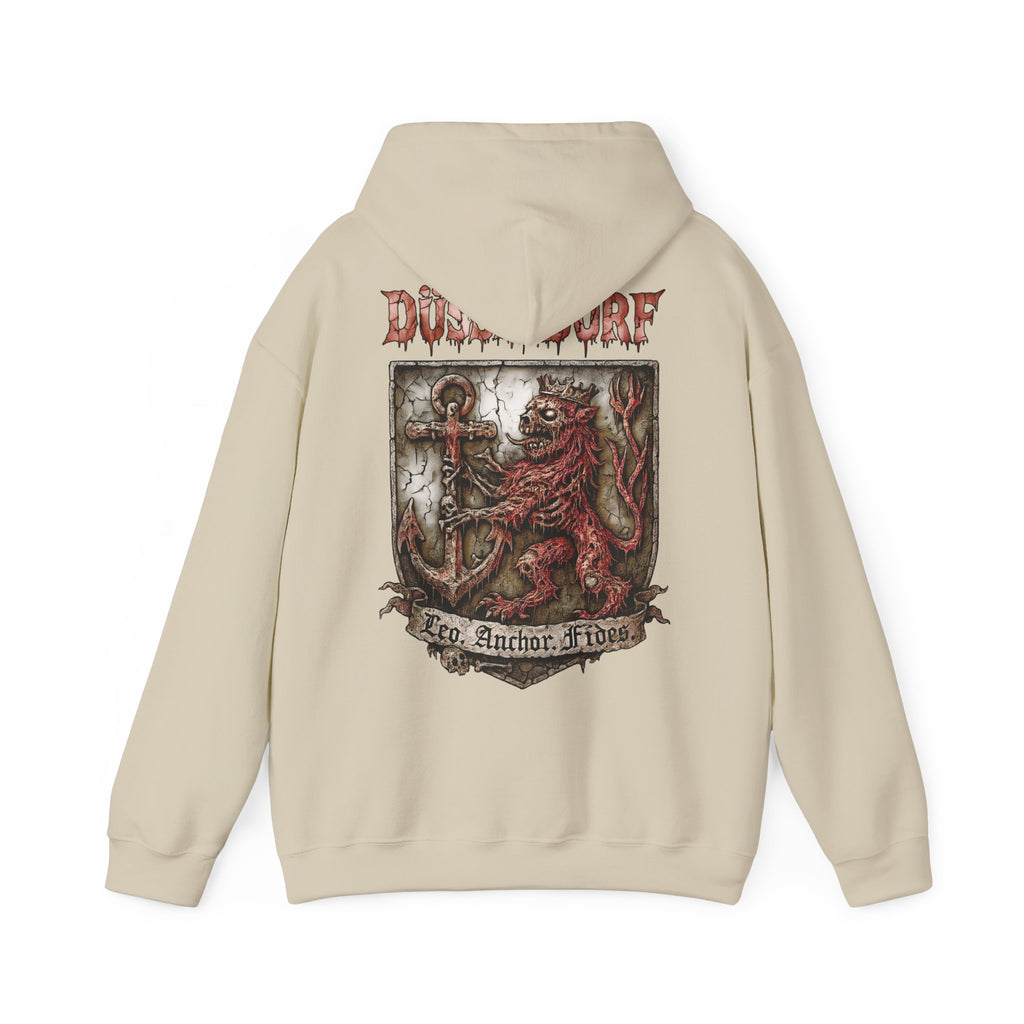 Düsseldorf Front-/Backprint - Fides ultra mortem!  Leo, Anchor, Fides: Grimwater-Edition - Hoodie
