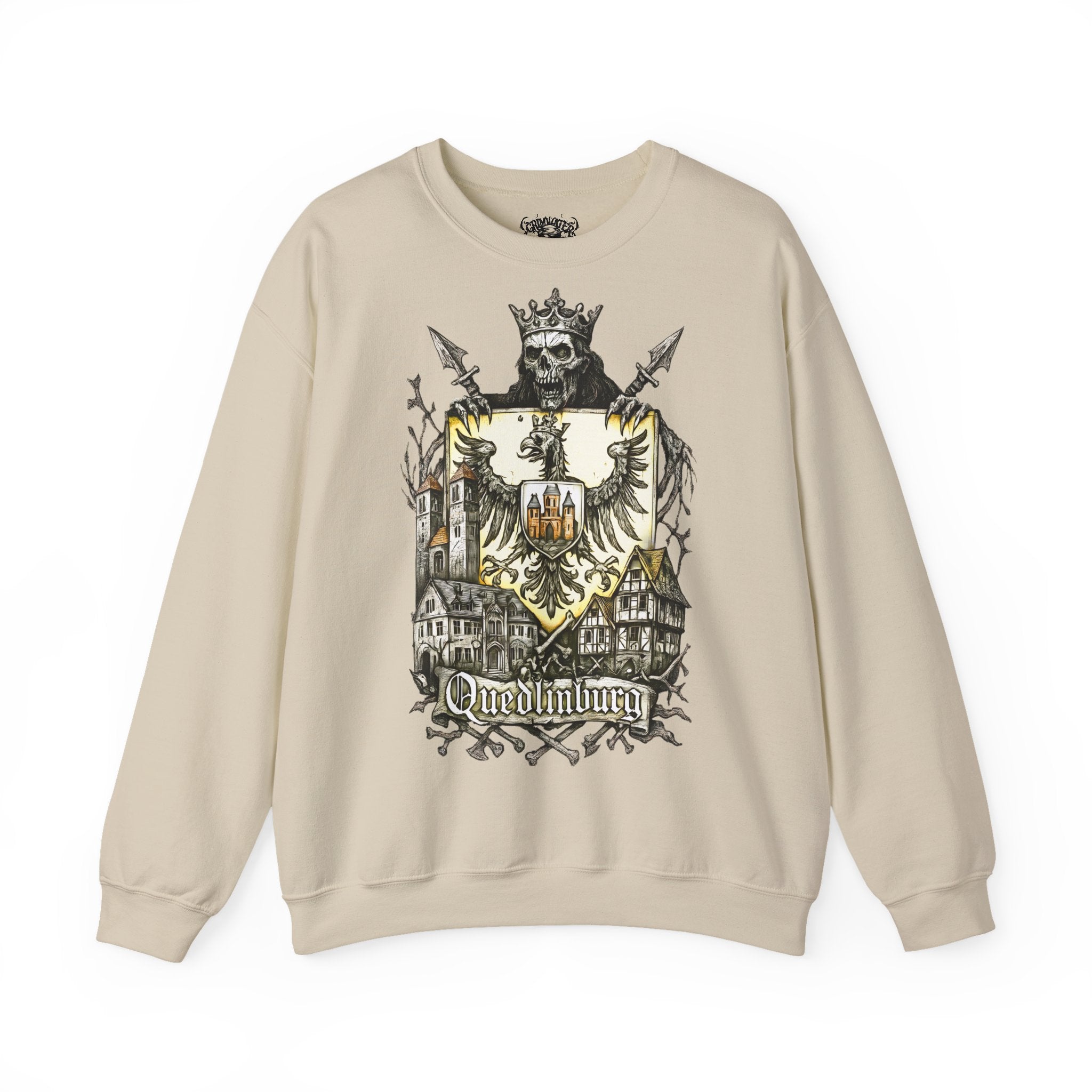 Quedlinburg: Frontprint, Unisex Sweatshirt **Grimwater-Edition**