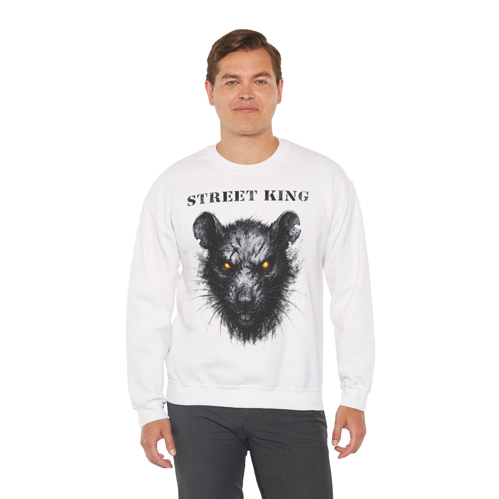 Rat - Street King: Animals-Collection, Frontprint, Unisex Sweatshirt