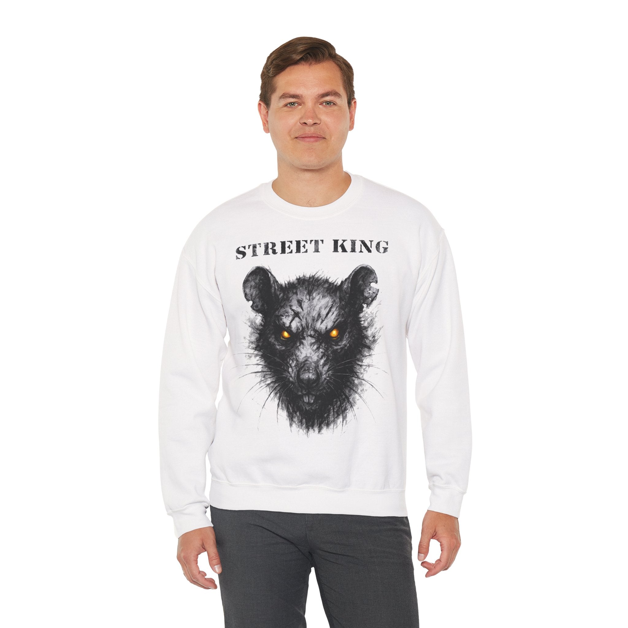 Rat - Street King: Animals-Collection, Frontprint, Unisex Sweatshirt