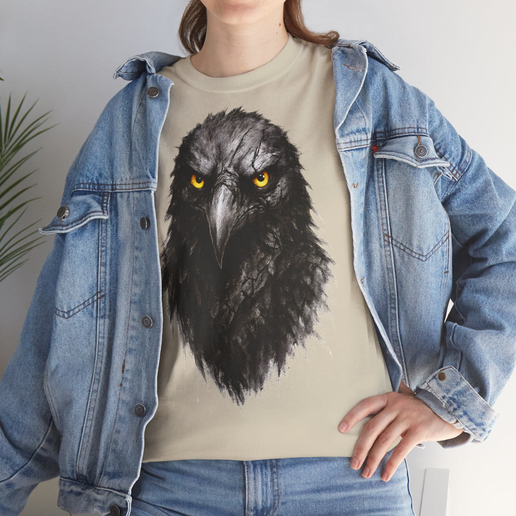 Rabe: Frontprint, Unisex T-Shirt - Animal-Collection