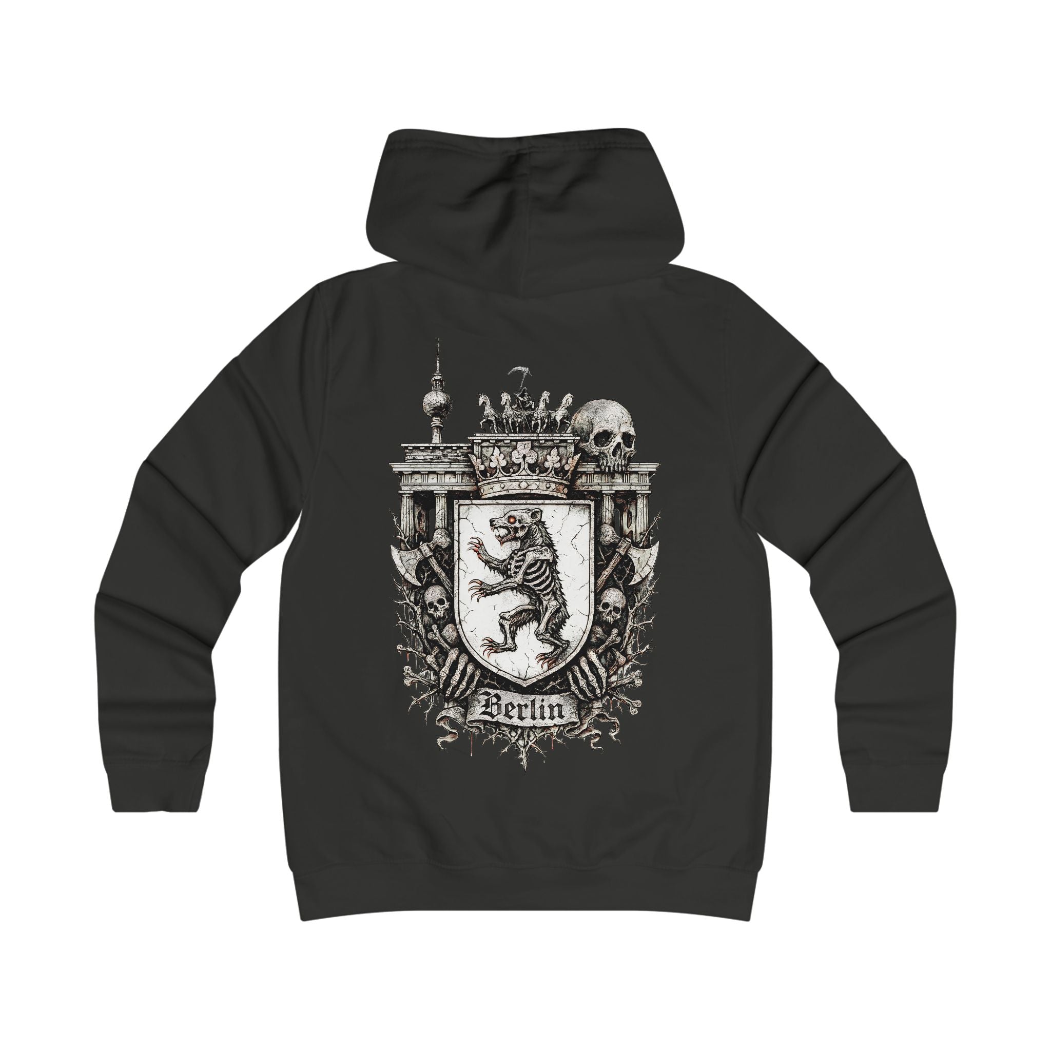 Berlin: Front-/Backprint Womens' Hoodie **Grimwater-Edition**