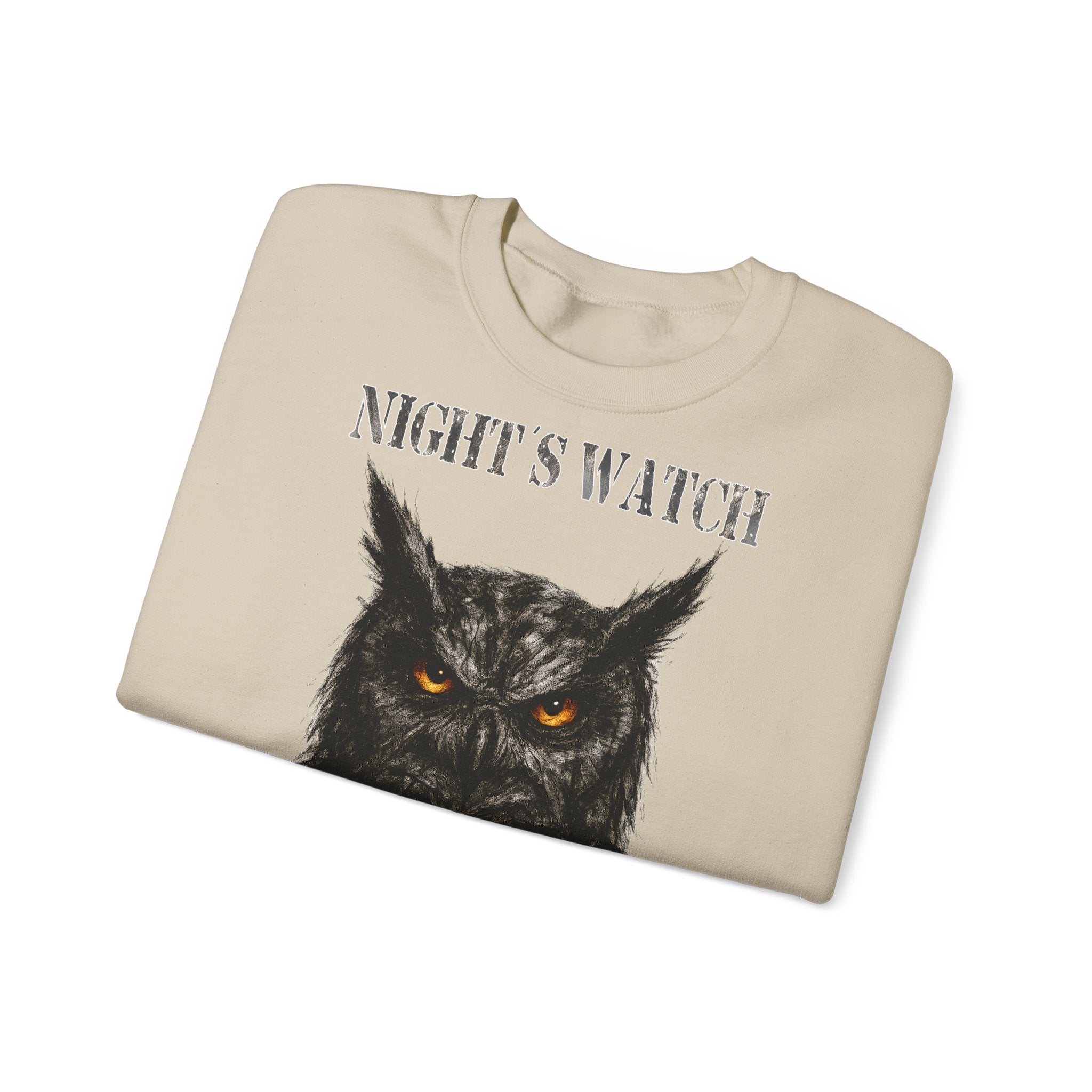 Uhu - Night's Watch: Animals-Collection, Frontprint, Unisex Sweatshirt