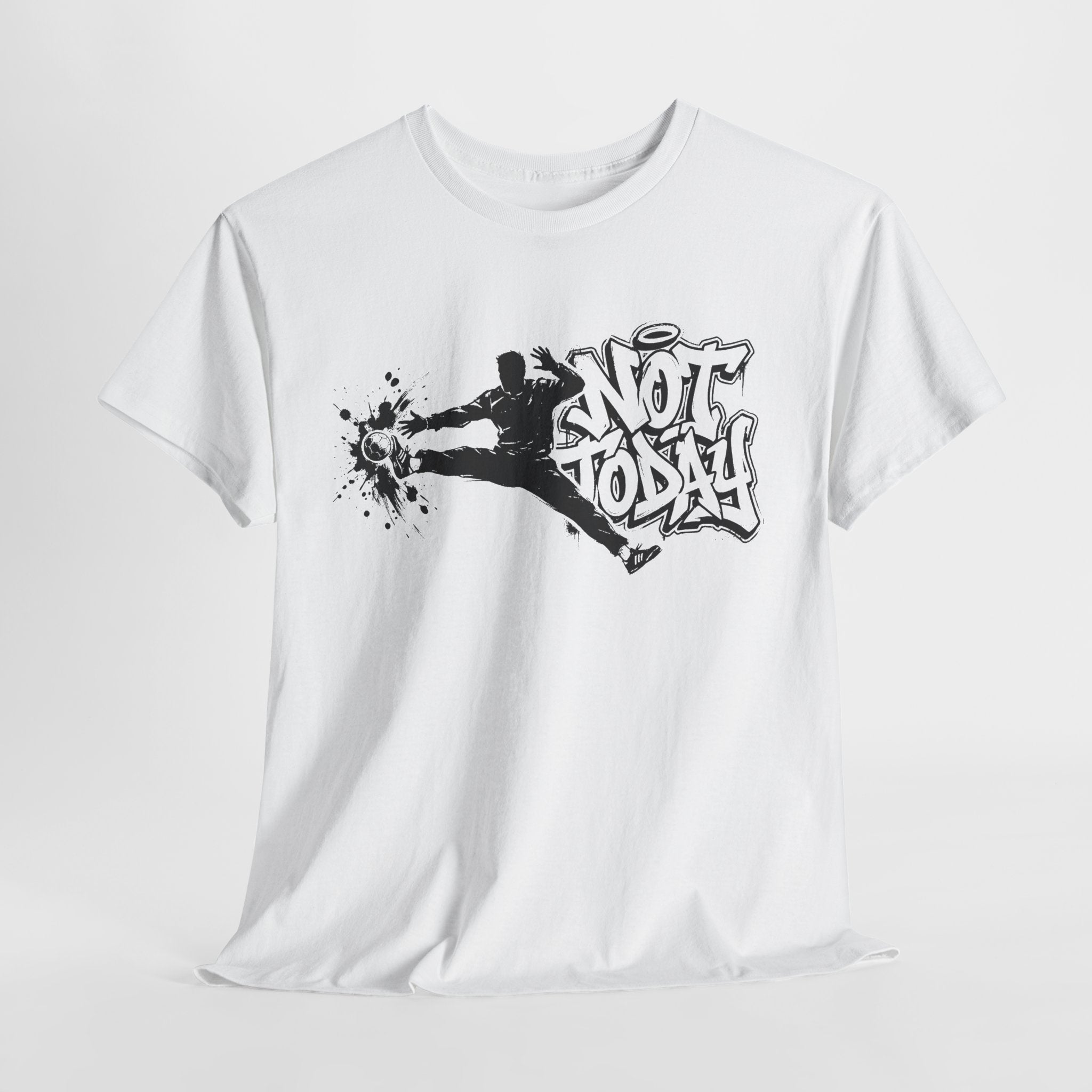 Handball - NOT TODAY: Frontprint, Unisex T-Shirt