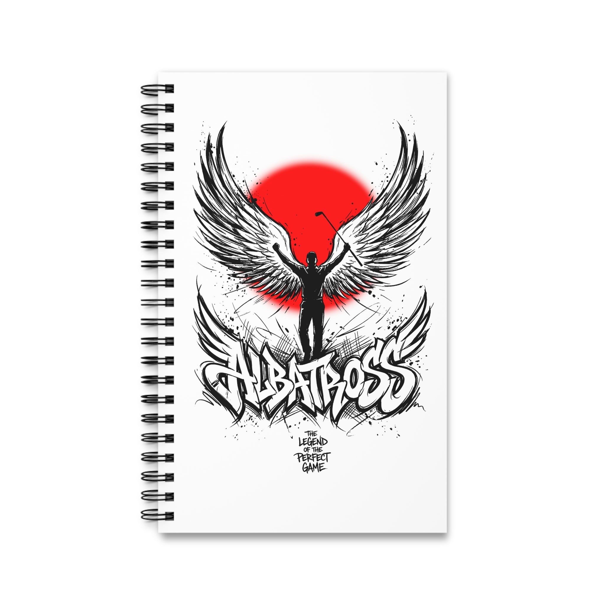 Golf Spiralblock - 80 Blatt versch. Design