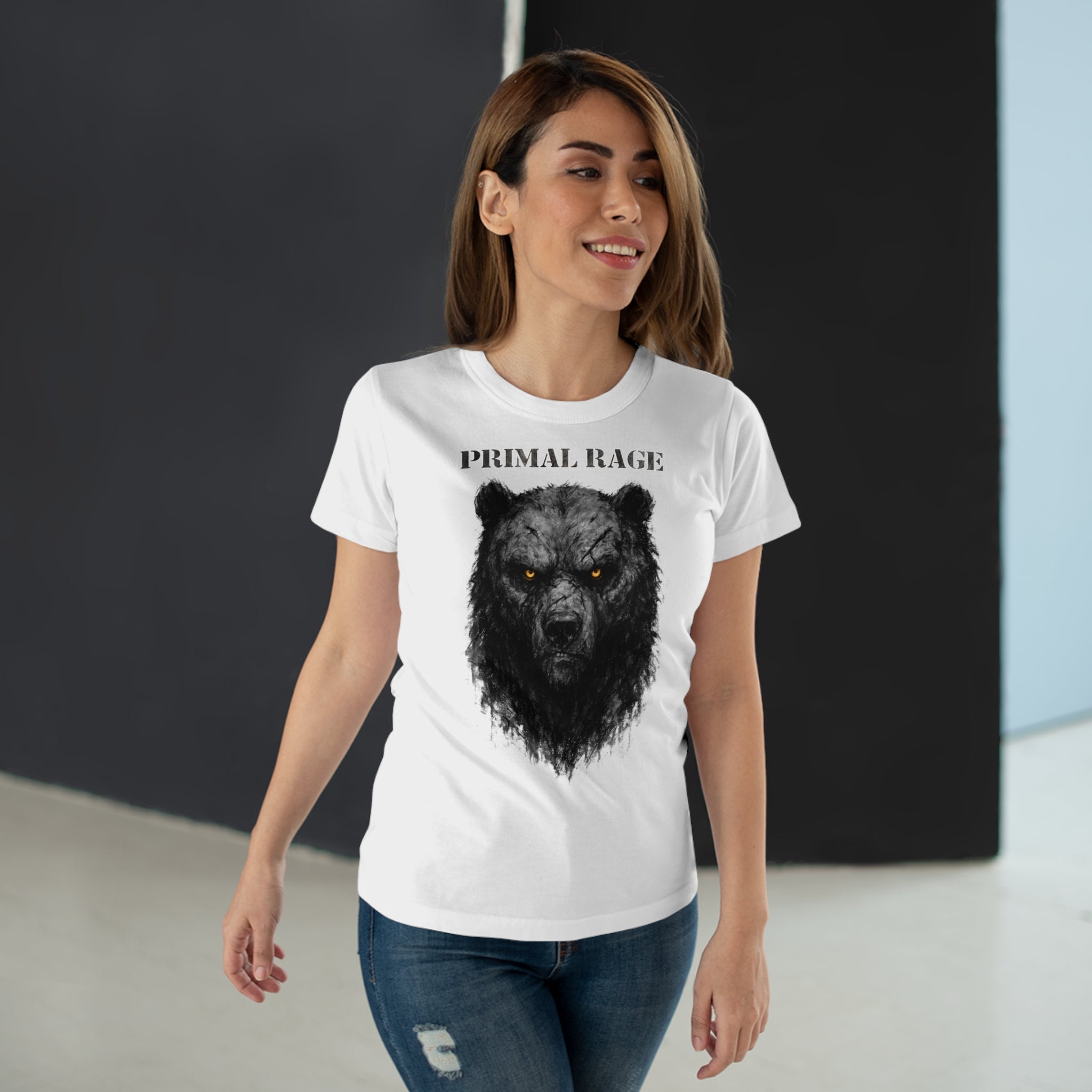 Bär: Frontprint, Womens' T-Shirt - Animal-Collection
