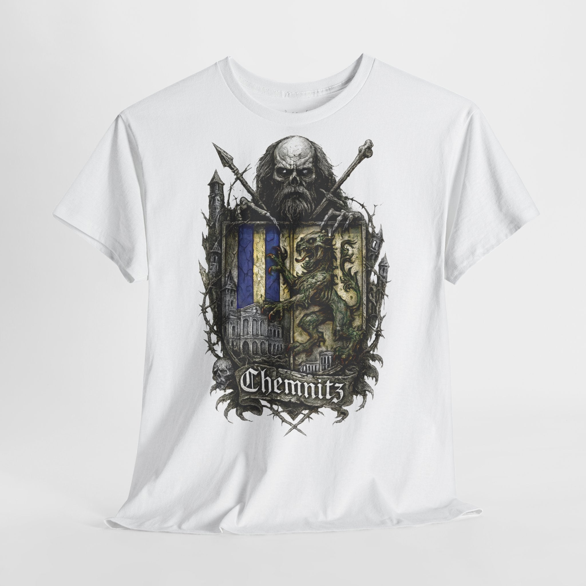 Chemnitz: Frontprint, Unisex T-Shirt **Grimwater-Edition**
