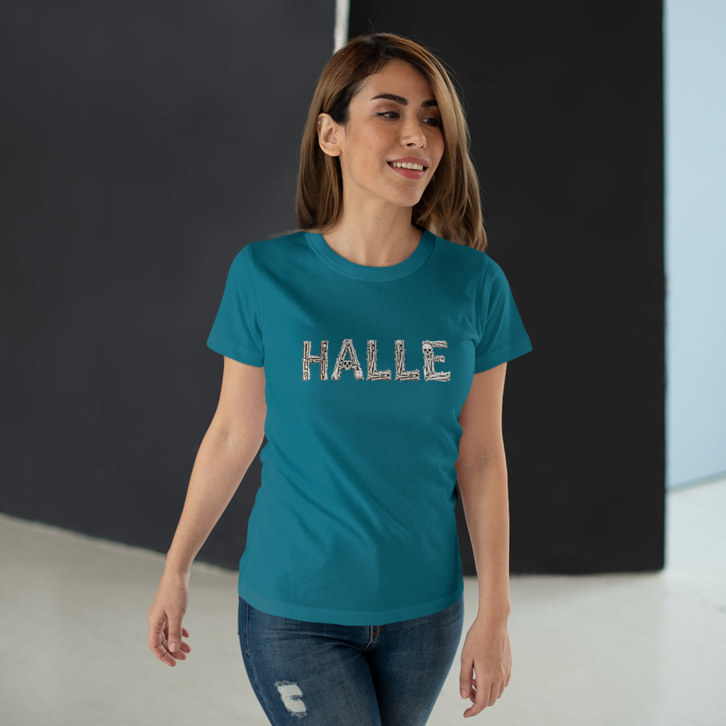 Halle: Front-/Backprint, Womens' T-Shirt **Grimwater-Edition**