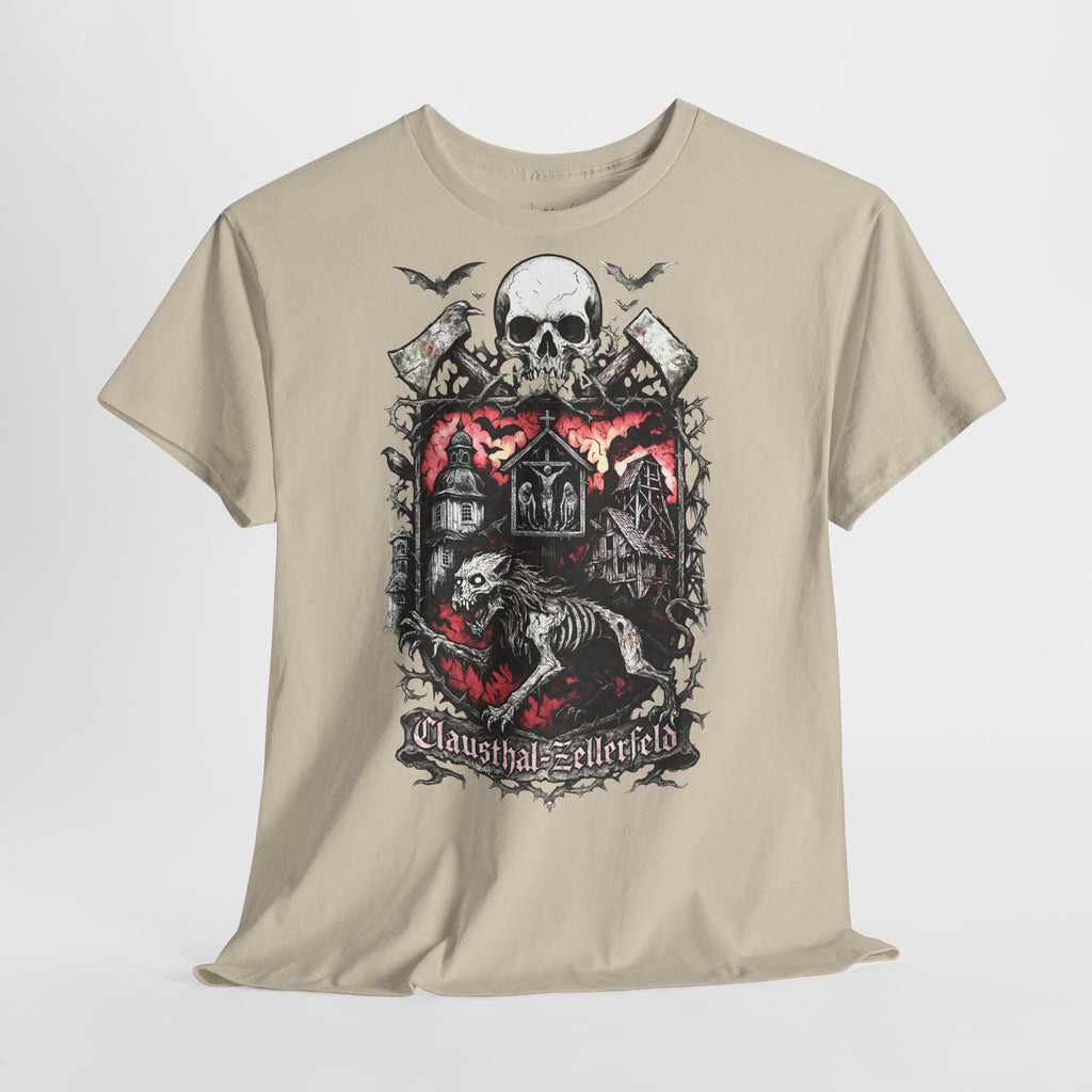 Clausthal-Zellerfeld: Frontprint, Unisex T-Shirt **Grimwater-Edition**