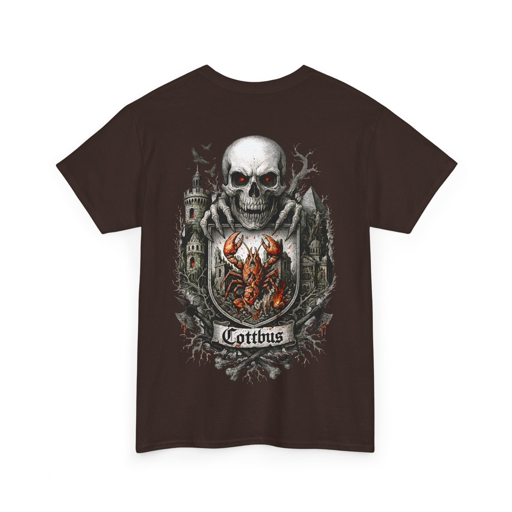 Cottbus: Front-/Backprint, Unisex T-Shirt **Grimwater-Edition**