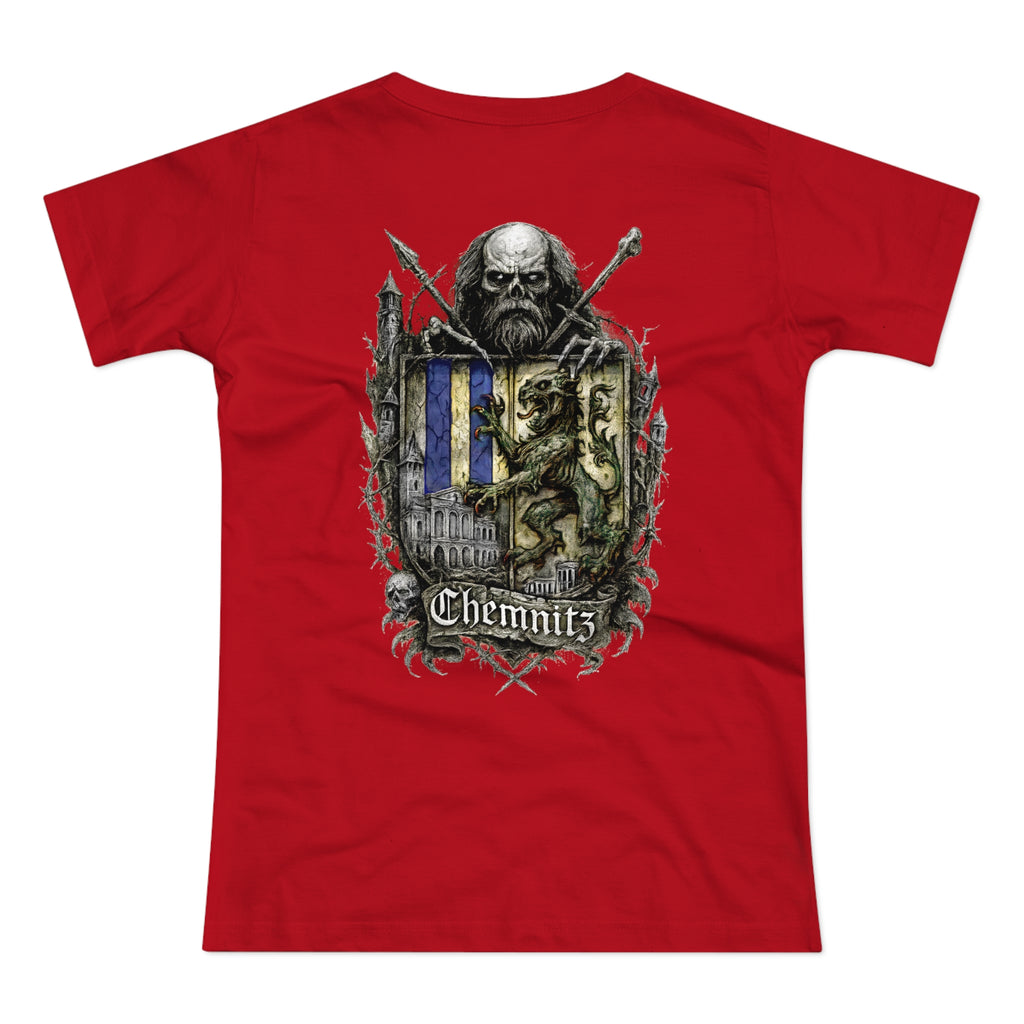 Chemnitz: Front-/Backprint, Womens' T-Shirt **Grimwater-Edition**