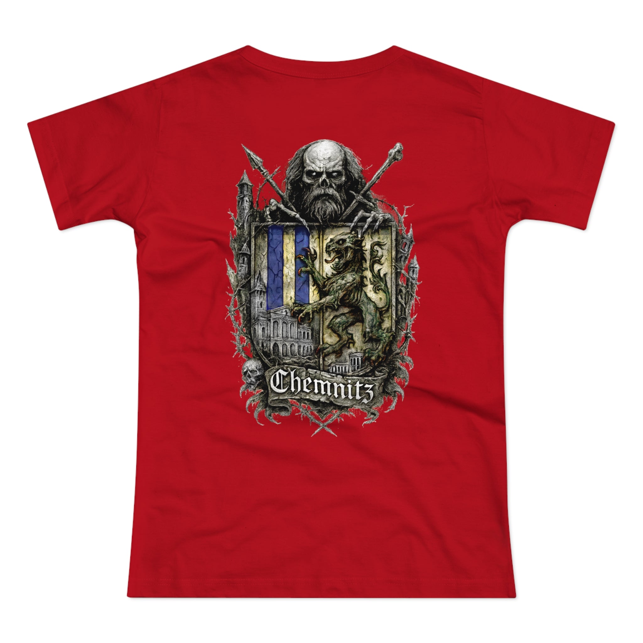 Chemnitz: Front-/Backprint, Womens' T-Shirt **Grimwater-Edition**