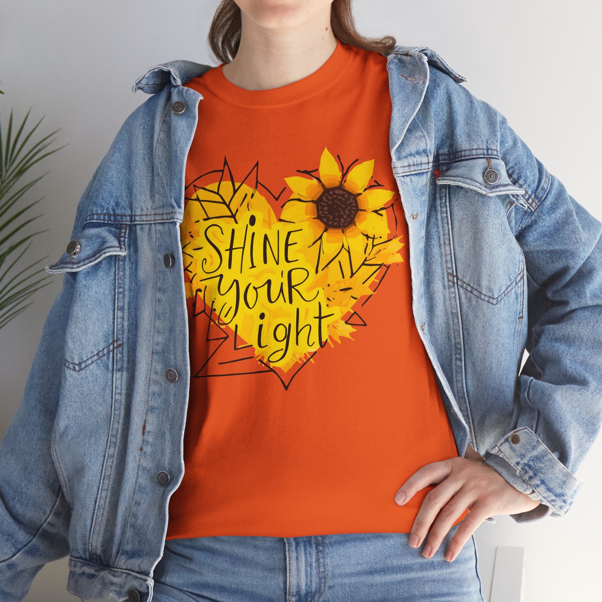 Shine Your Light - Sunflower Happiness Tee