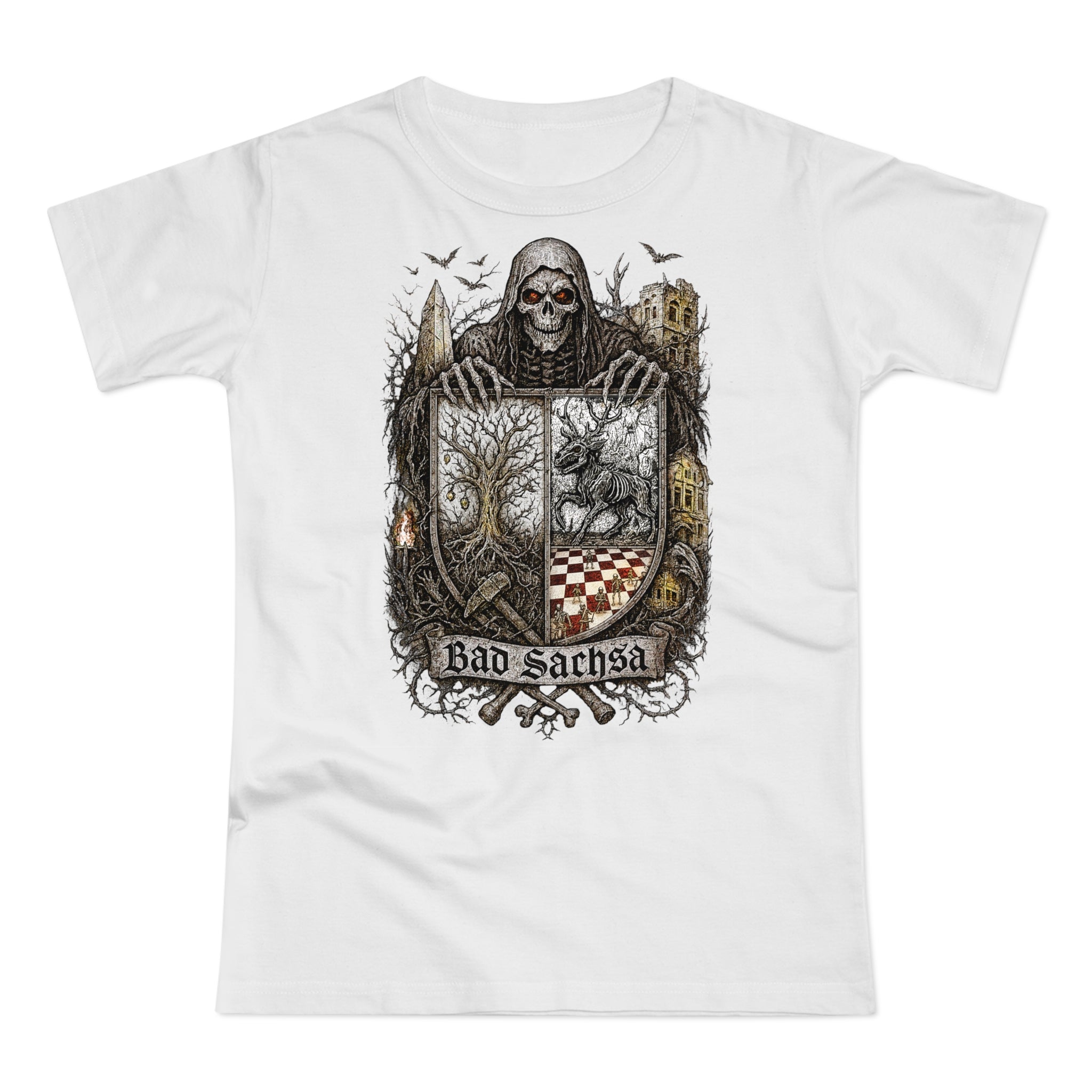 Bad Sachsa: Frontprint, Womens' T-Shirt **Grimwater-Edition**